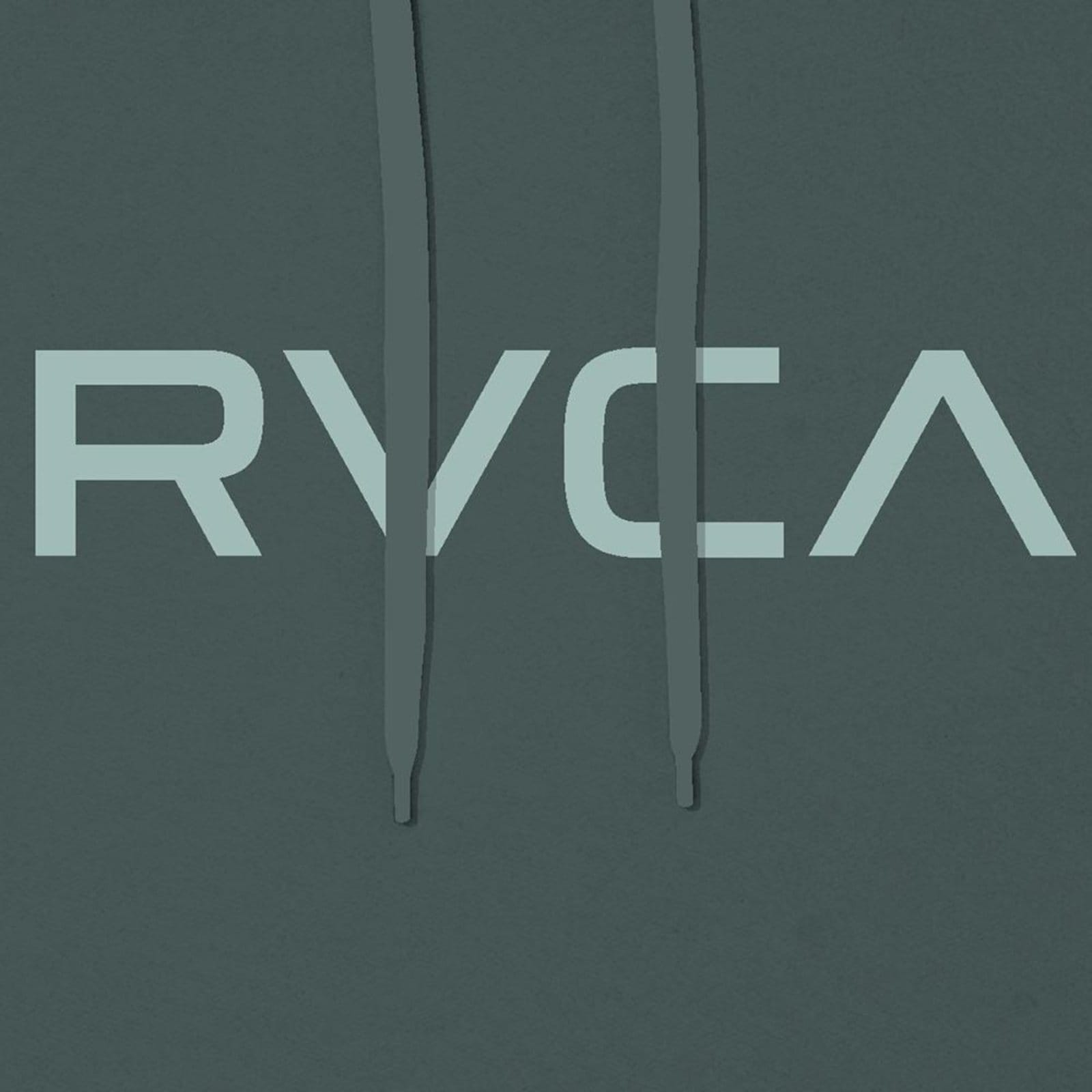 Vista 2 Moletom RVCA Canguru Big RVCA 270G WT25 Escuro RVCA verde