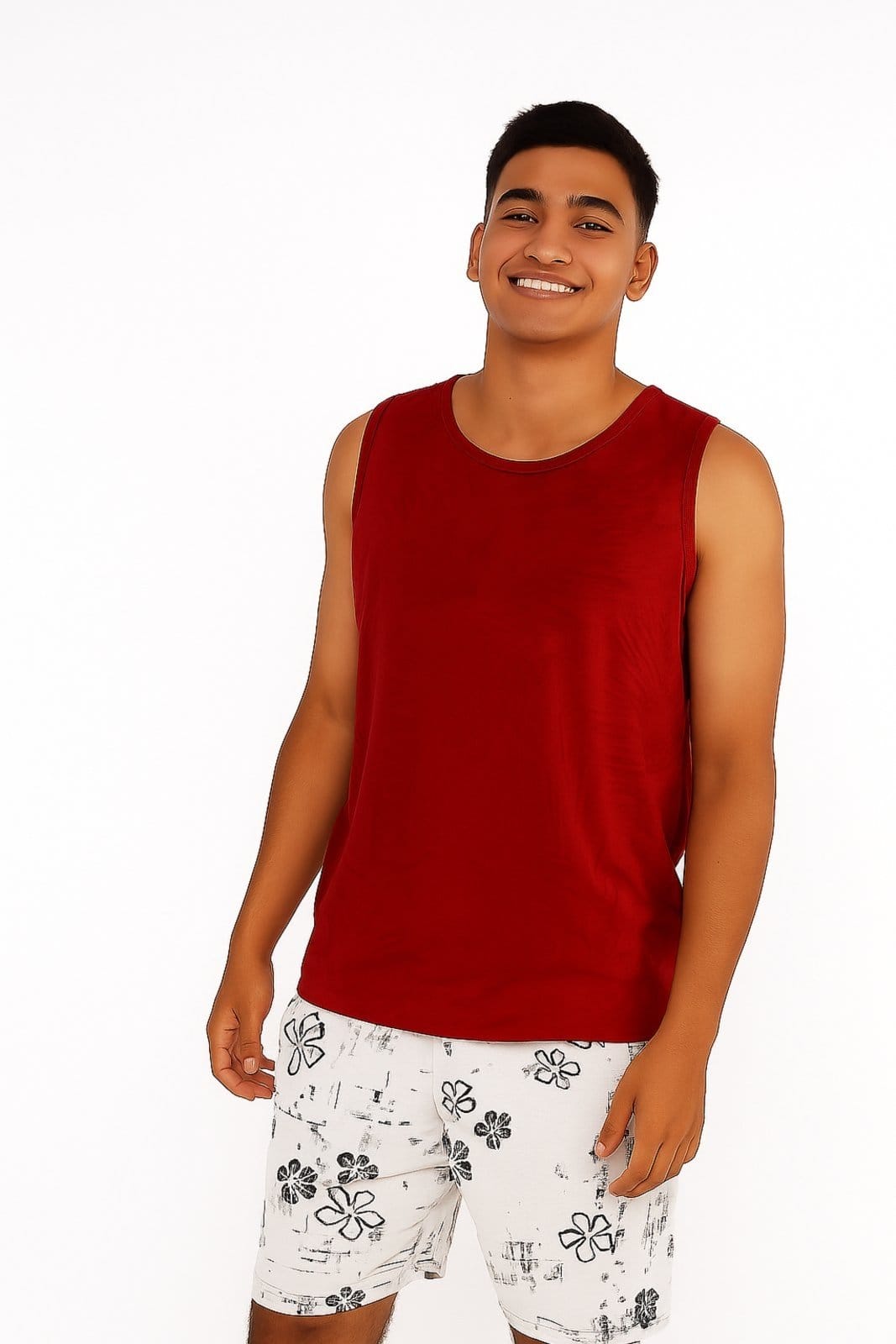 Vista 2 Kit Com 3 Bermudas Tactel D Bell Outlet Fashion Sport Masculina Estampadas D BELL OUTLET FASHION preto