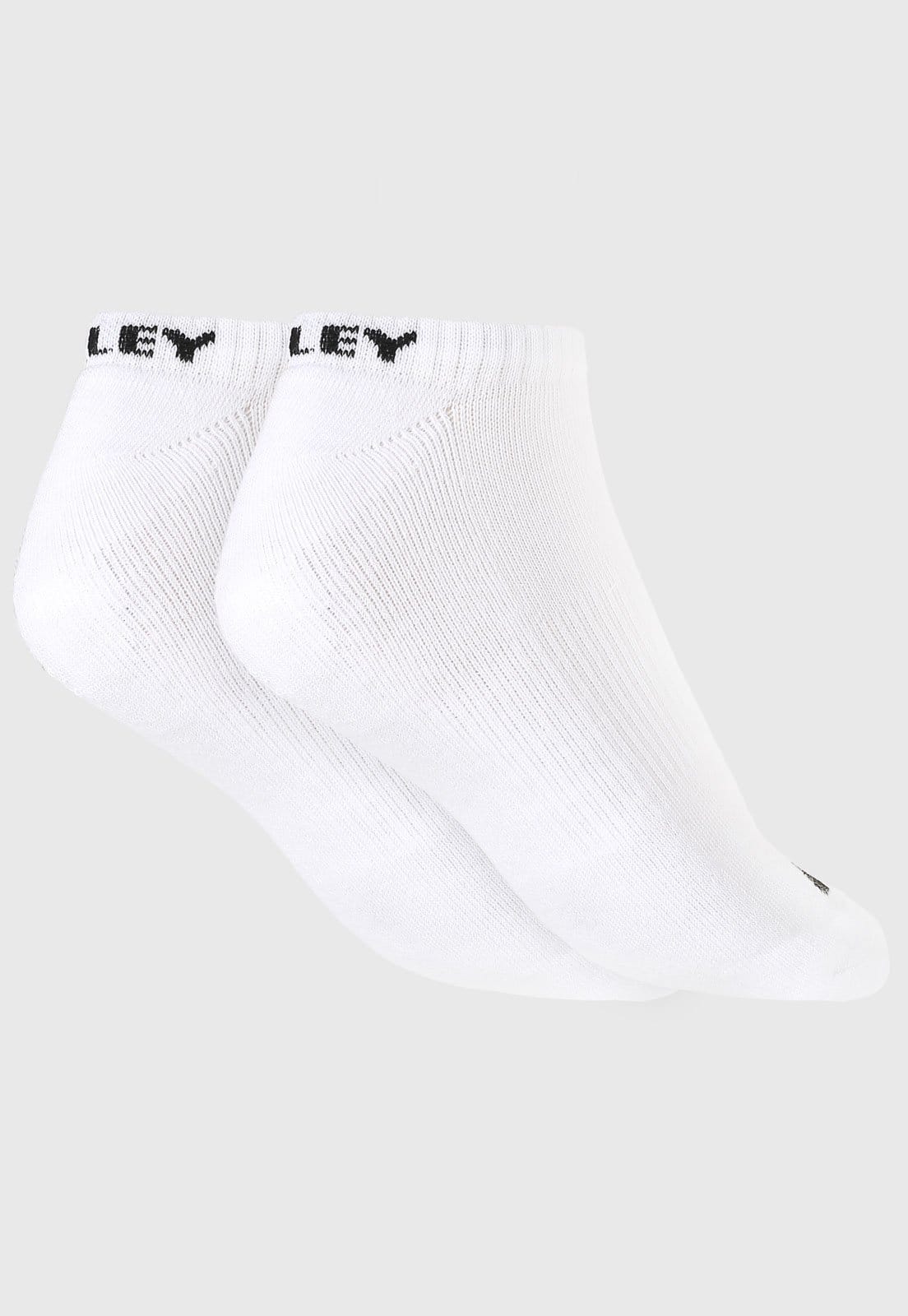 Meia Oakley Bark Low Quarter Branca - 2