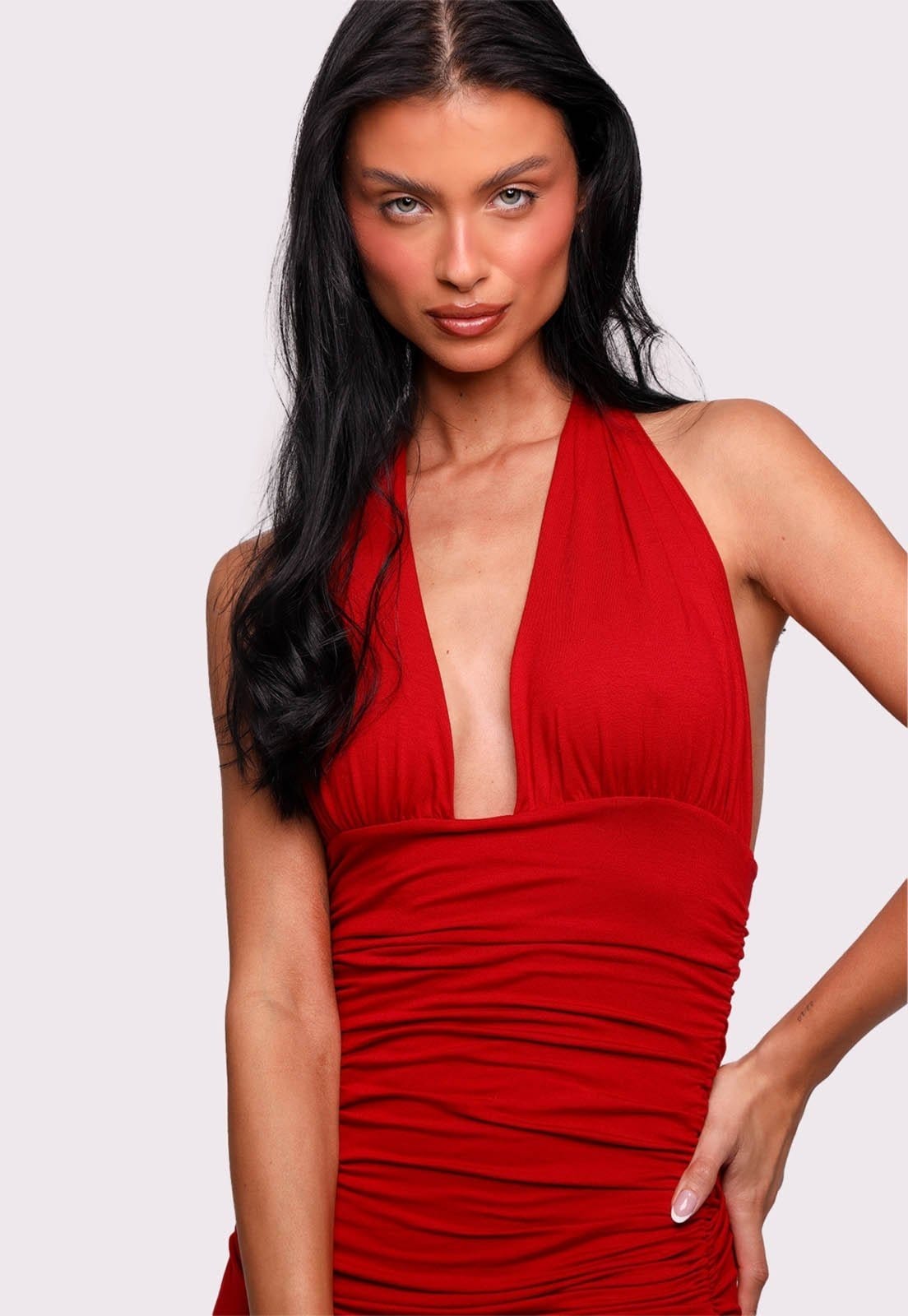 Vista 2 vestido latina mundololita vermelho