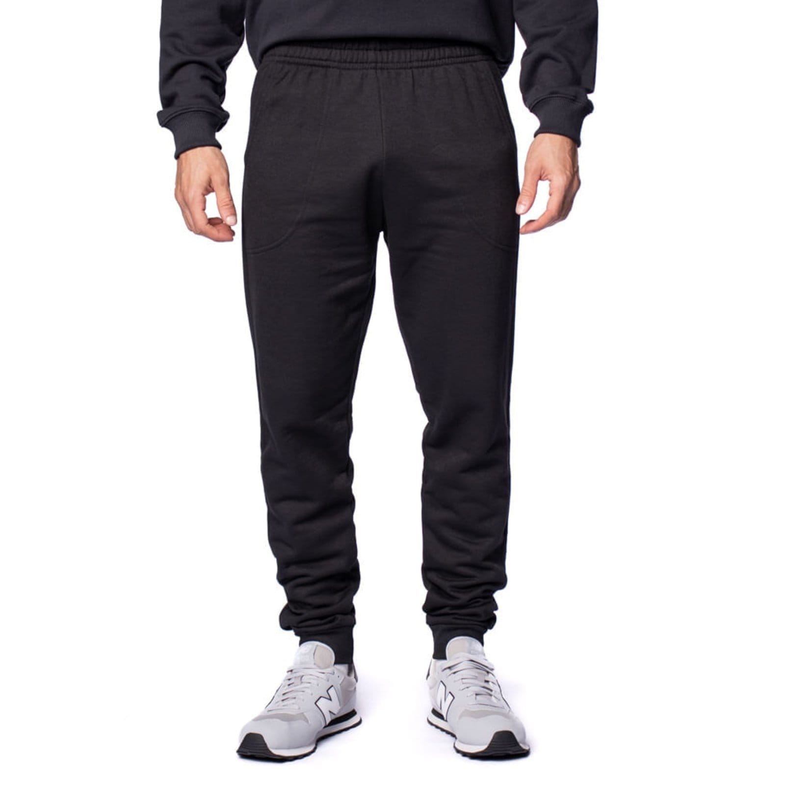 Calça Masculina Desayner Moletom Básica Preta