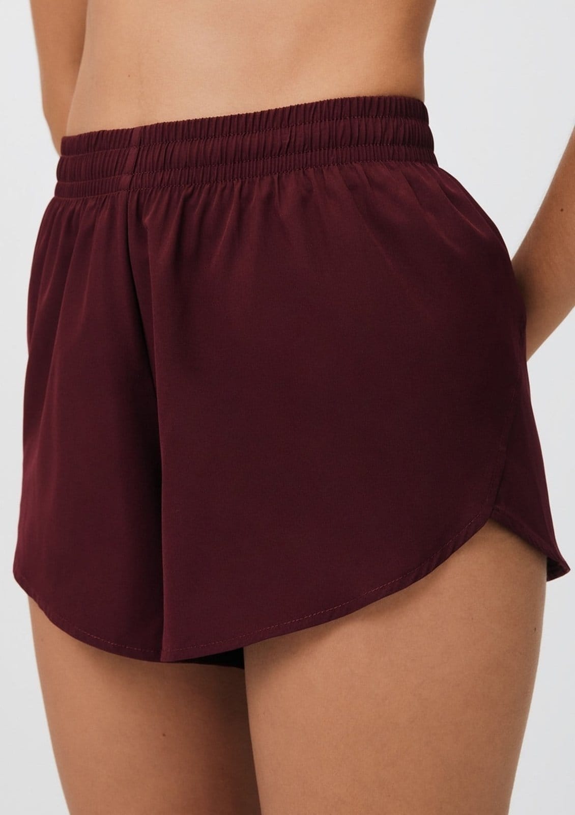 Vista 2 Shorts Feminino Runner Easy Care Hering HERING SPORTS vinho