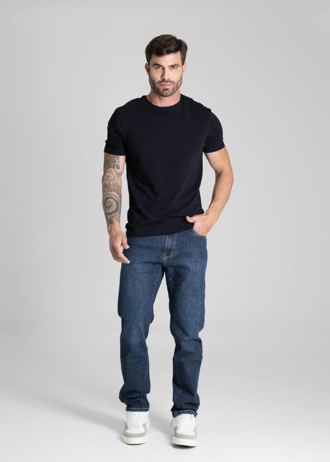 Vista 2 Calça Jeans Sawary Reta - 280990 Sawary azul