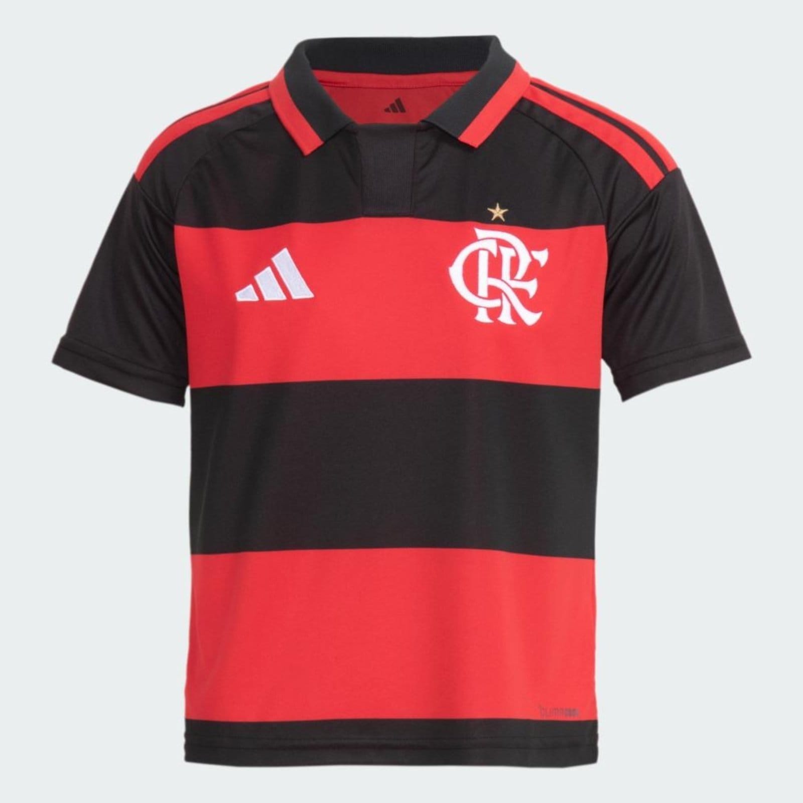 Vista 2 Infantil - Camisa I CR Flamengo 26 adidas Performance adidas performance vermelho