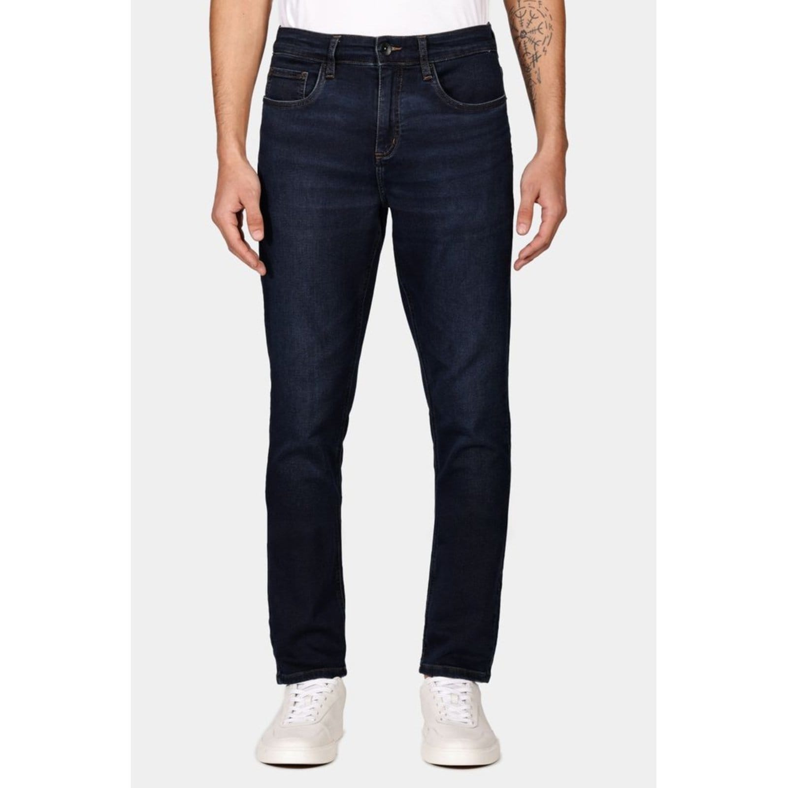 Calça Aramis Jeans Slim Especial Moletom Azul Escuro - 42