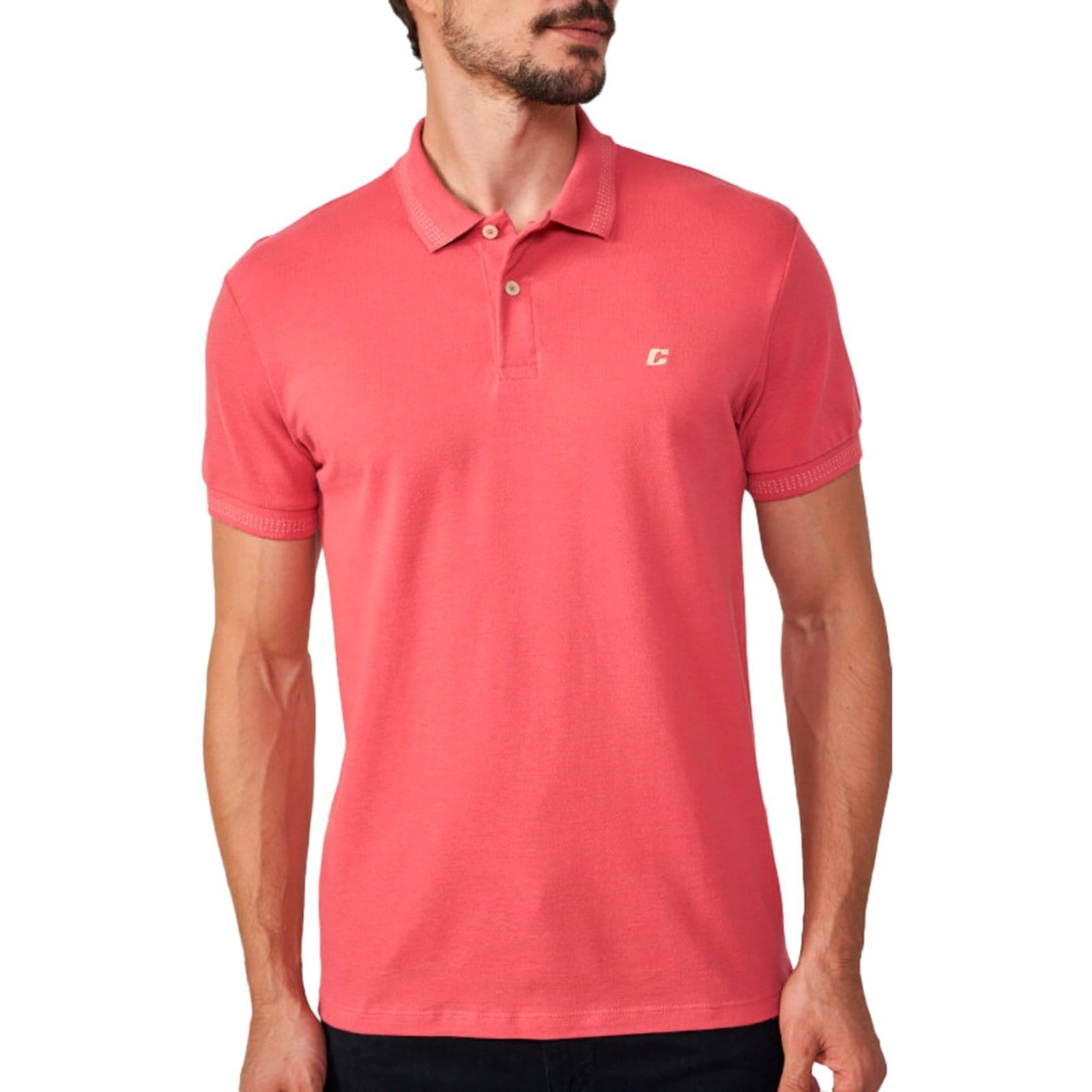 Camisa Polo Colcci Dots Pr25 Bloodmary Masculino