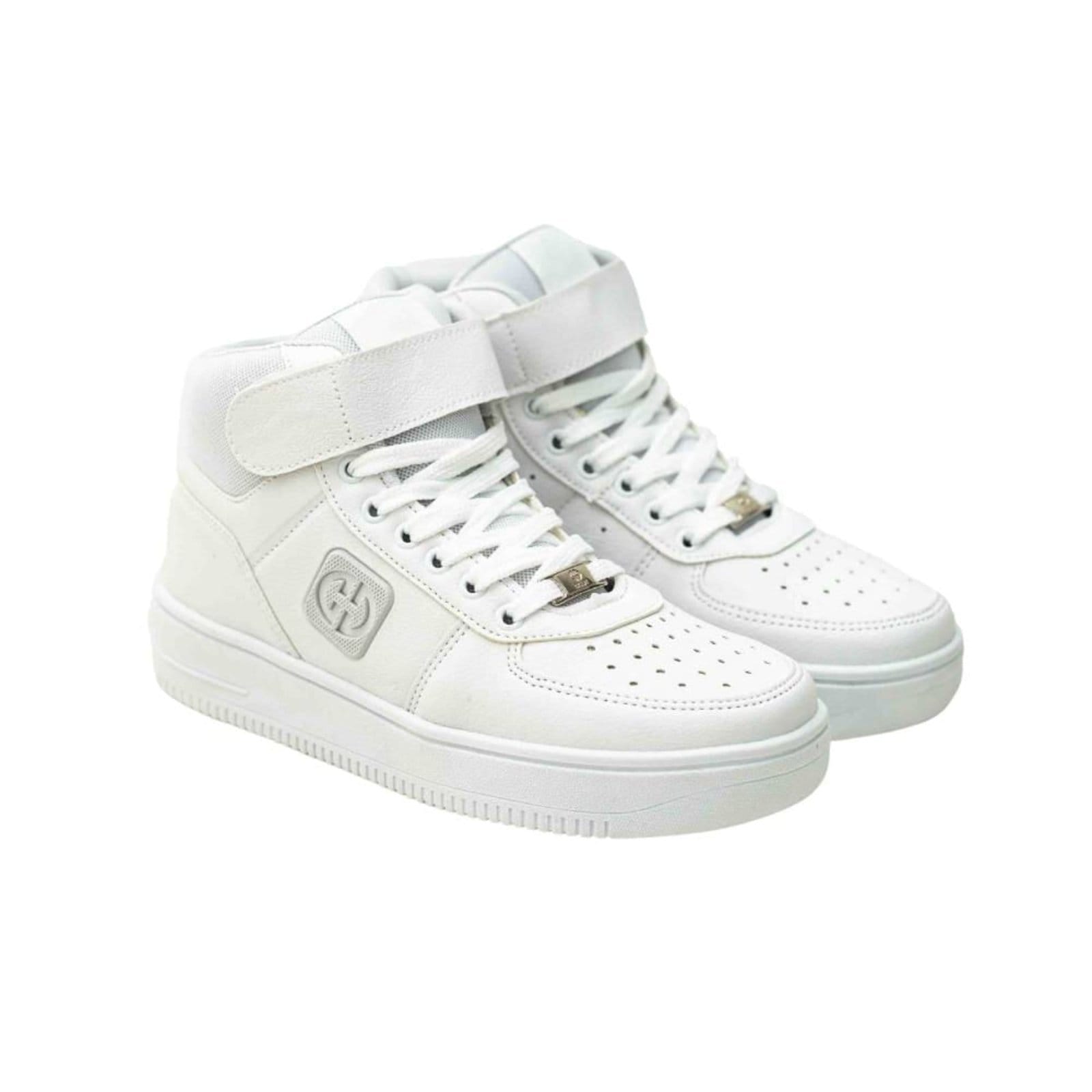 Vista 2 Tênis Masculino Cano Alto Street Ollie Premium Ollie branco