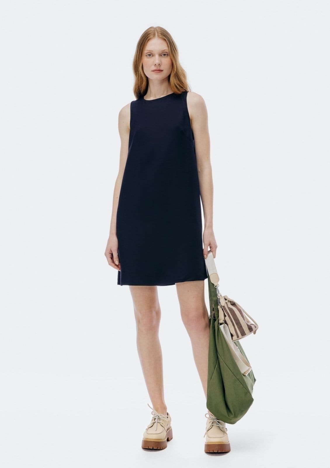 Vestido Curto Em Viscose