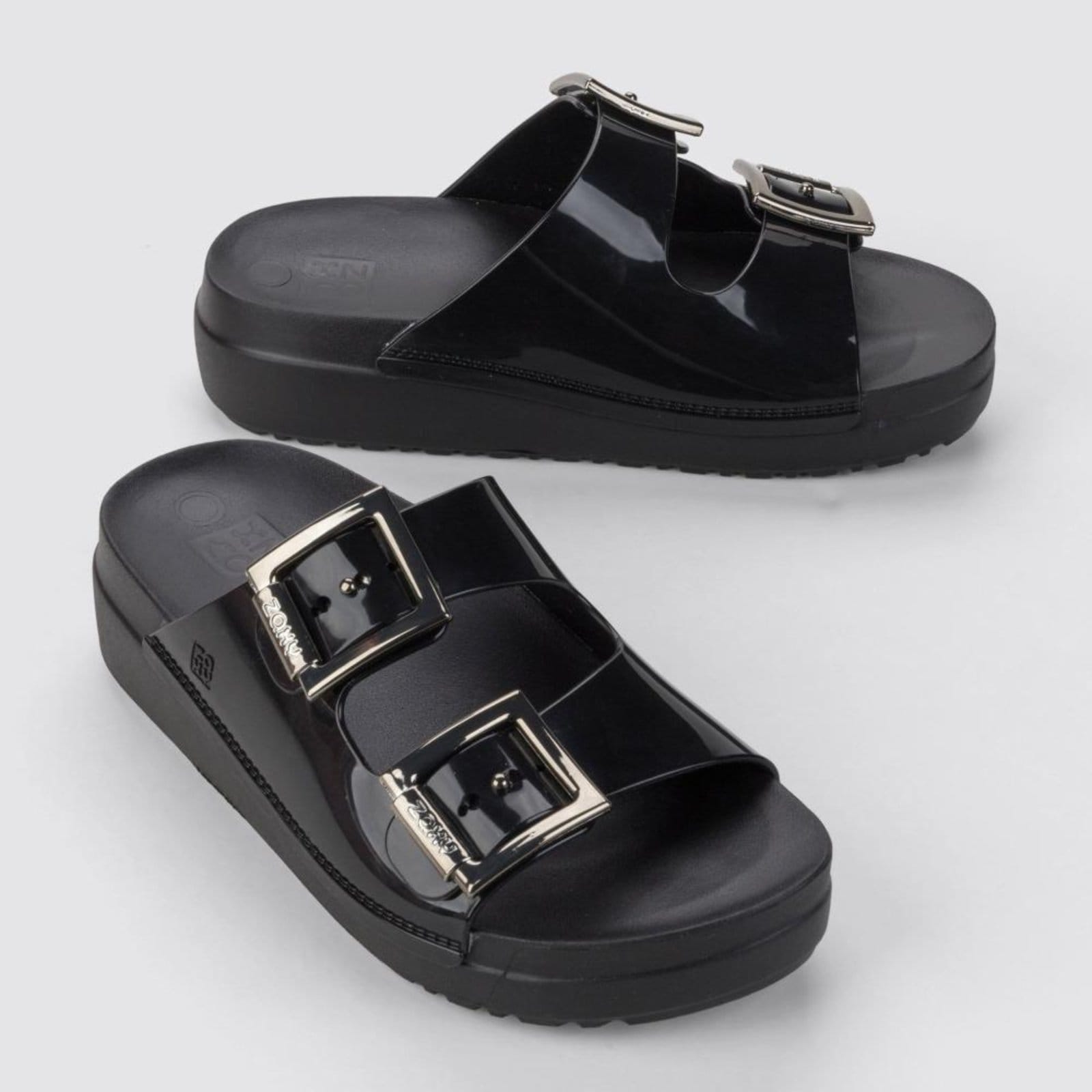 Vista 2 Papete Zaxy Feminina Partner High 19059 Preto Zaxy incolor