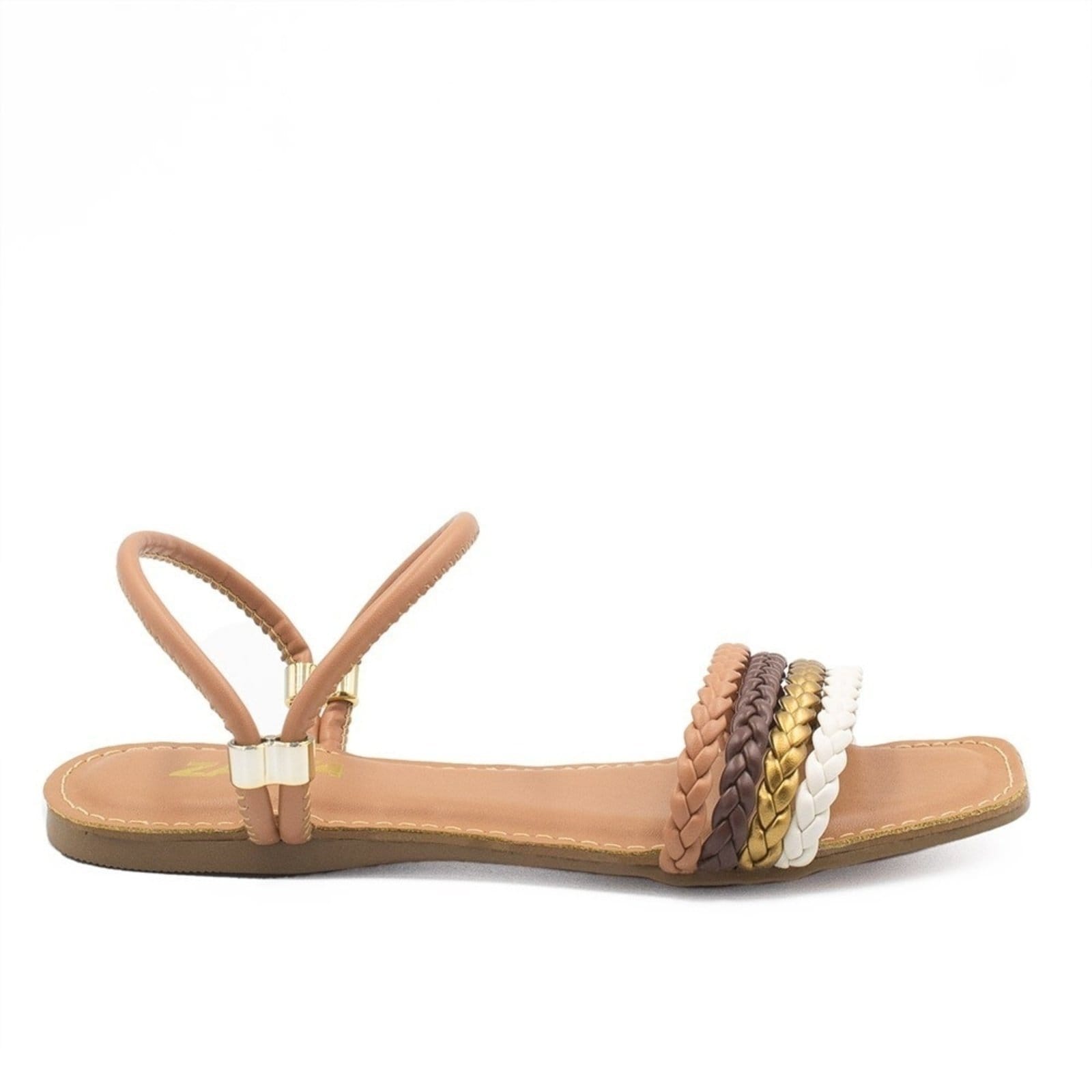 Rasteira Zatta Tiras Trançadas Blair