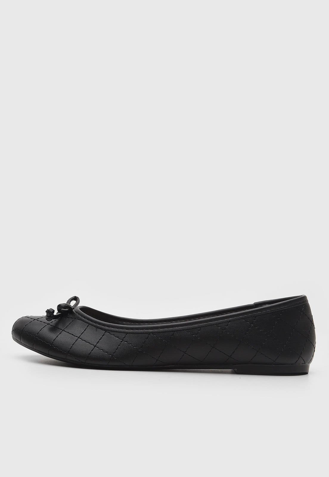 Sapatilha Via Uno Laço Preta