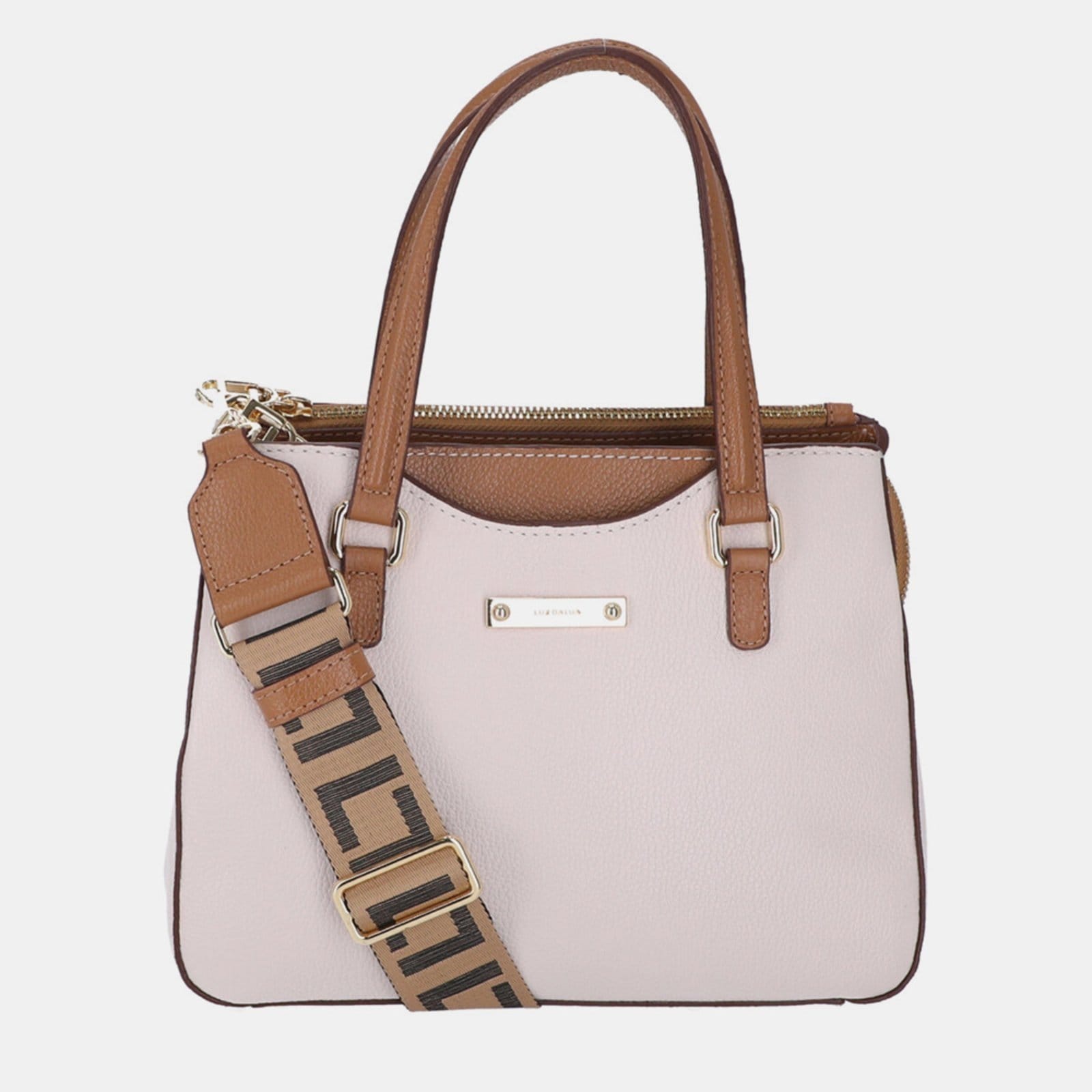 Bolsa Tote Pequena Couro Luz Da Lua - 10006219 Luz Da Lua Off-white