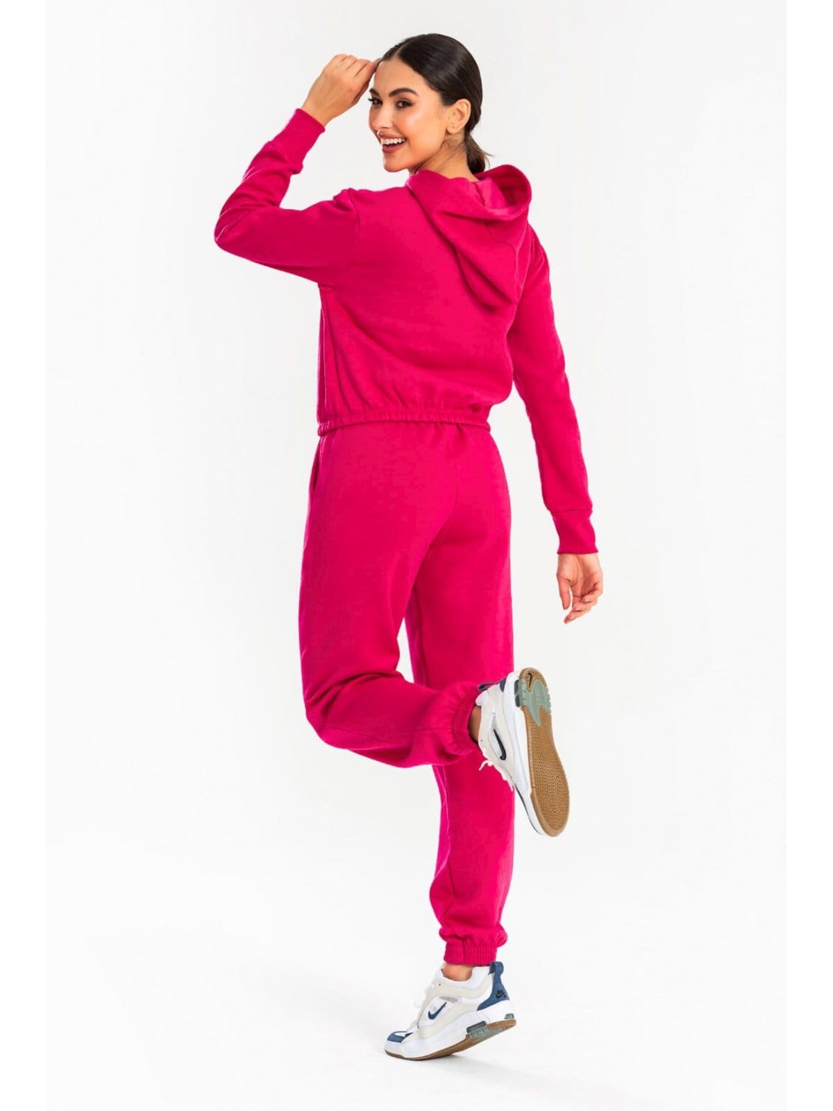 Vista 2 Conjunto Moletom Feminino Comfy Rosa Meu Jeans pink rosa