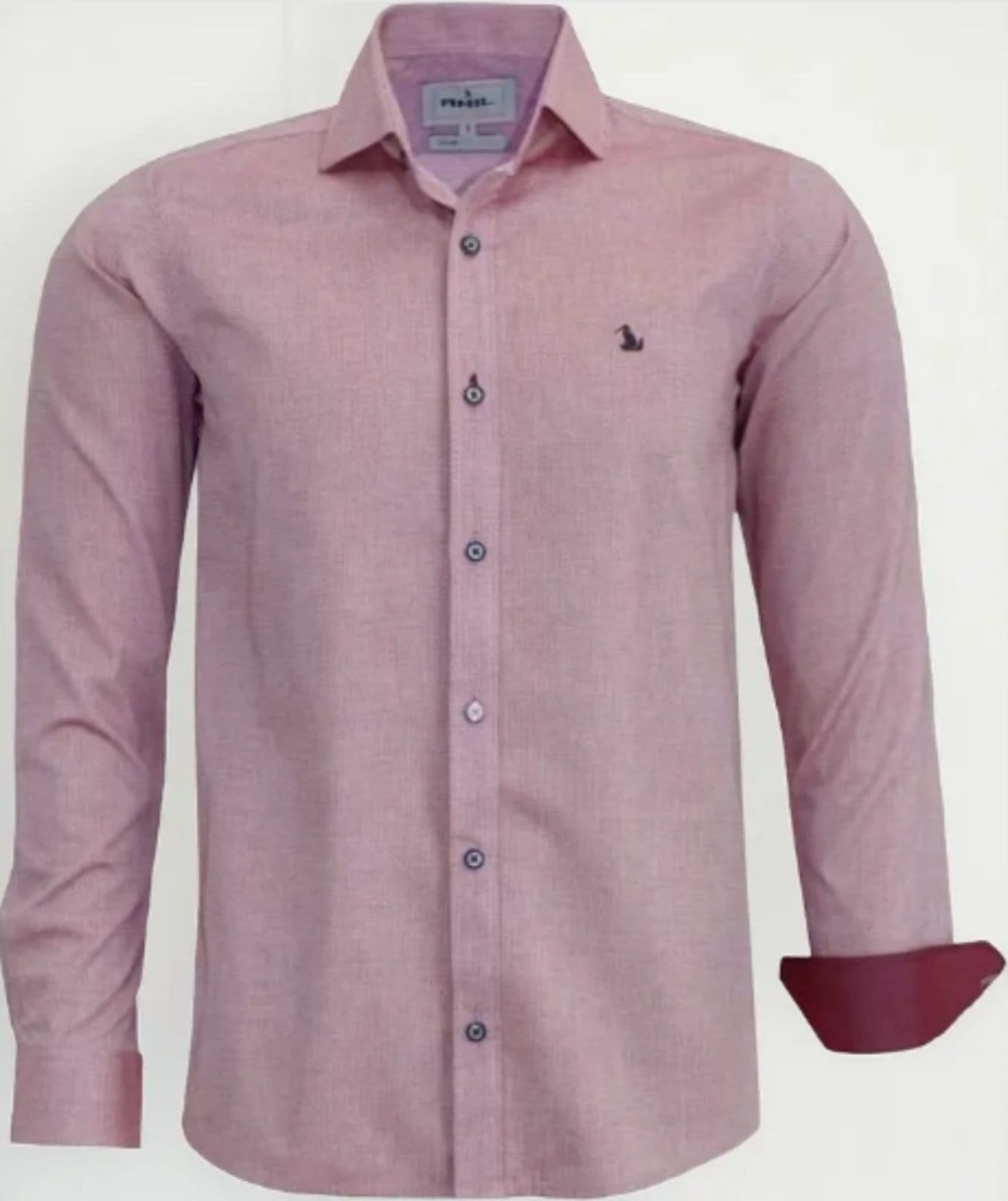 Camisa Social Amil Slim Looney Algodão Fio60 Macia Manga Longa Luxo