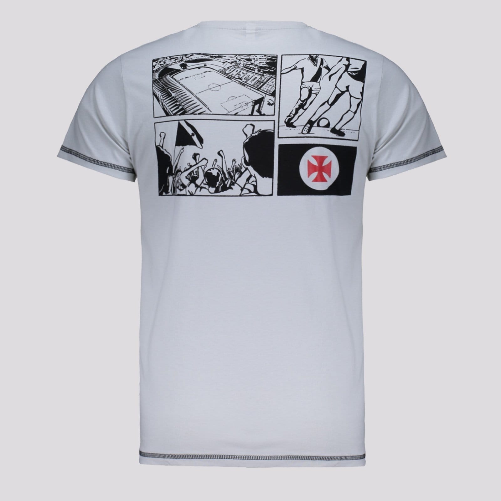 Vista 2 Camisa Vasco Sorte Off White braziline branco white