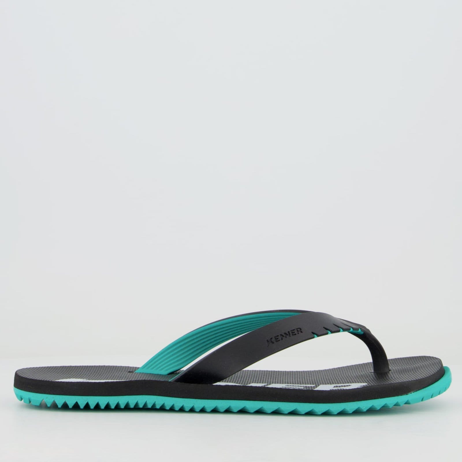 Vista 2 Chinelo Kenner RED Preto e Verde Kenner preto red