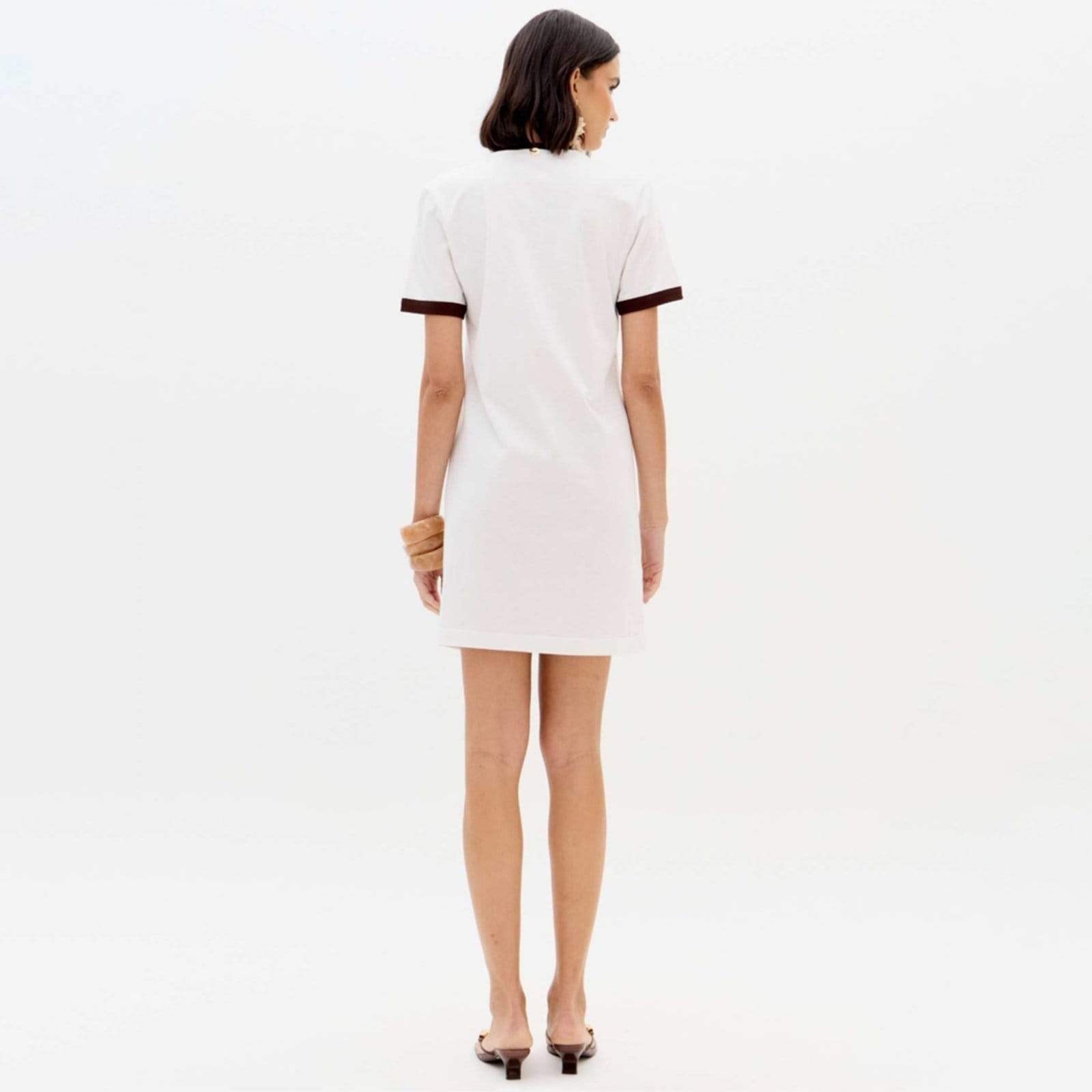 Vista 2 Vestido Curto Lança Perfume Bordado Ve26 Off White Feminino Lança Perfume amarelo white