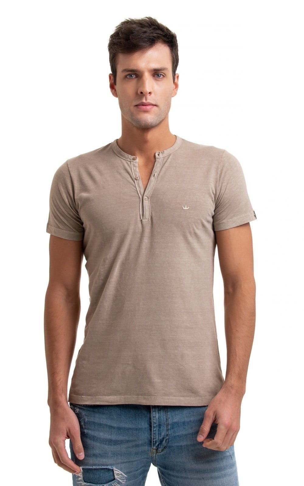 Camiseta Henley Aburguesia Slim Fit
