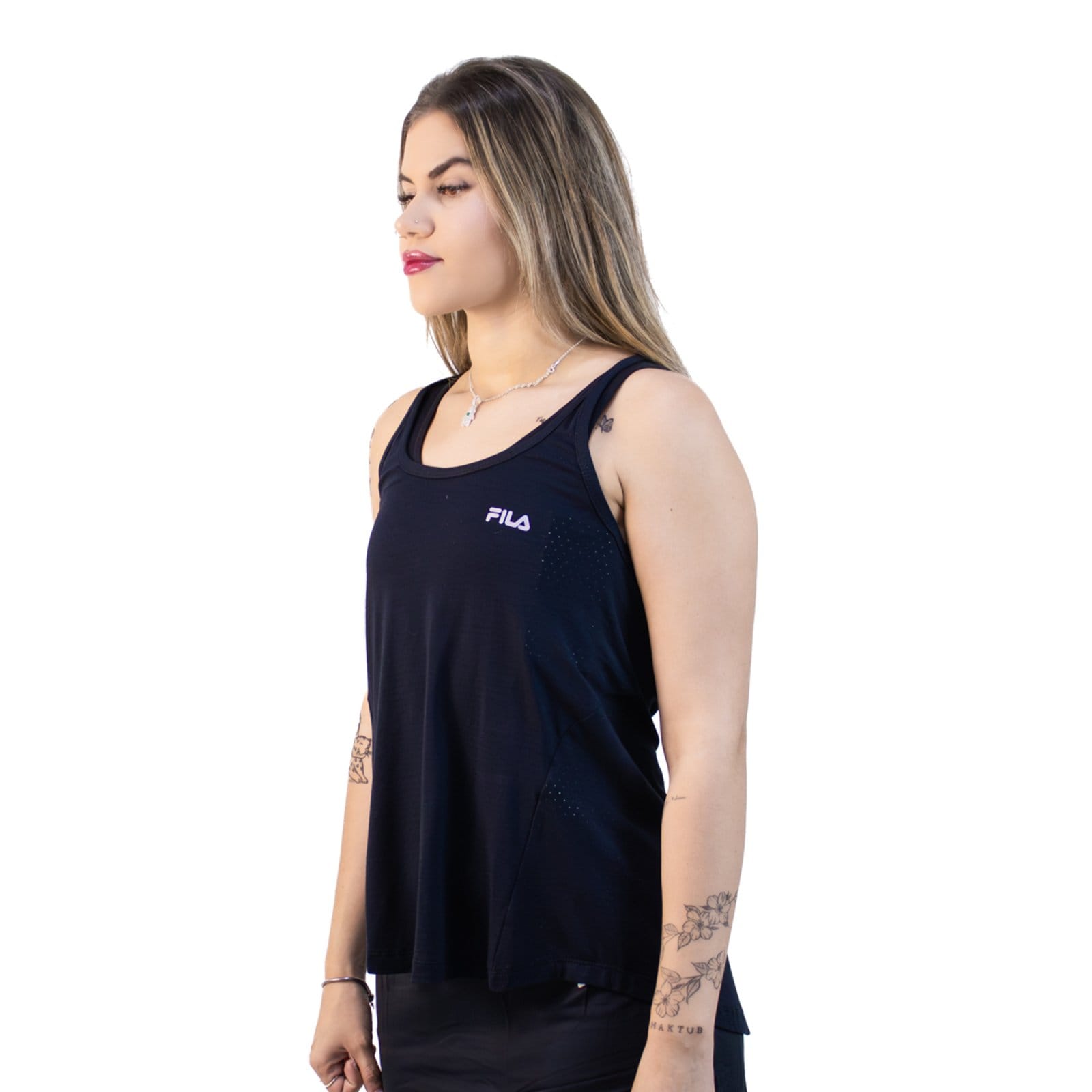 Vista 2 Regata Fila Flow Feminina Fila preto