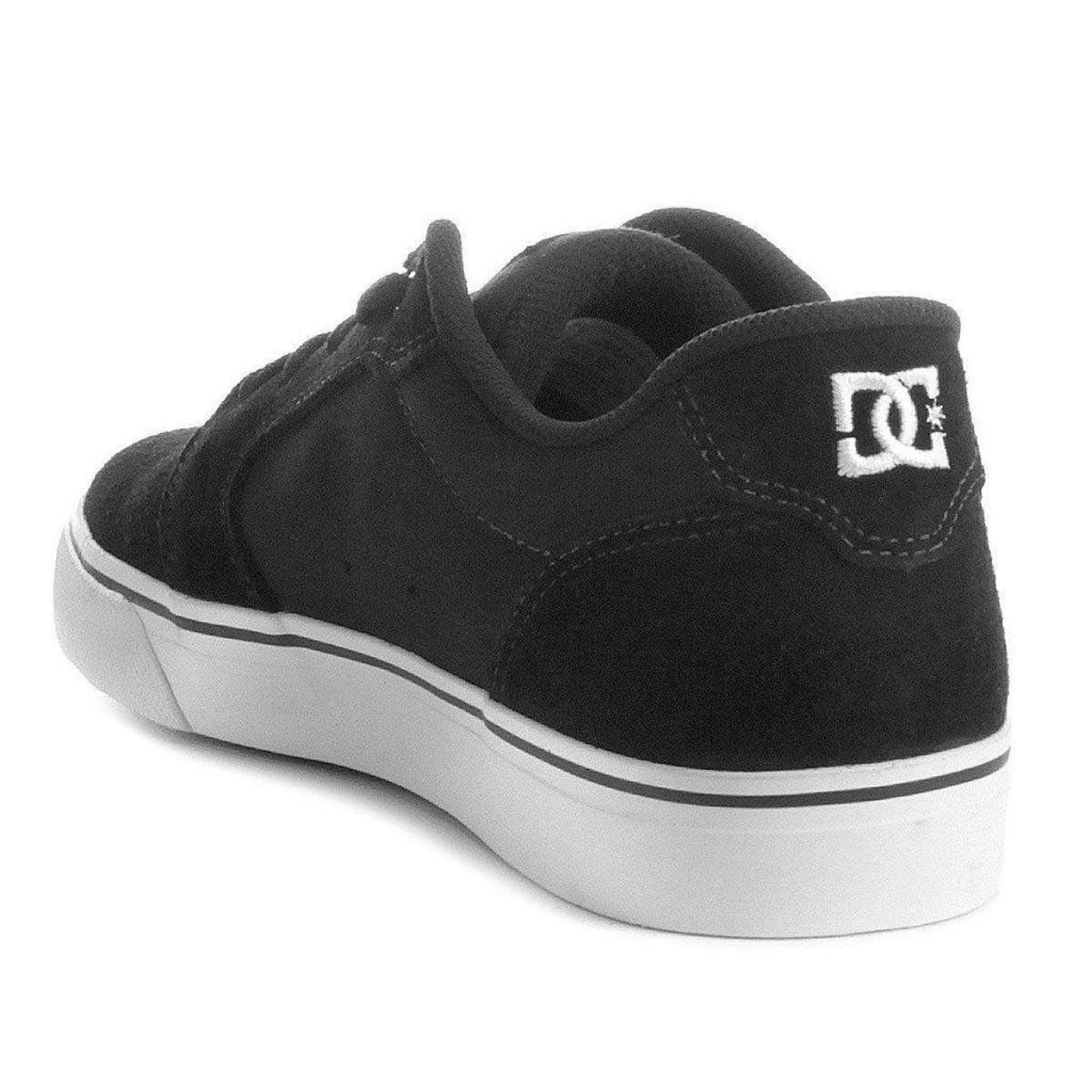Vista 2 Tênis DC Shoes Anvil LA Branco DC Shoes preto