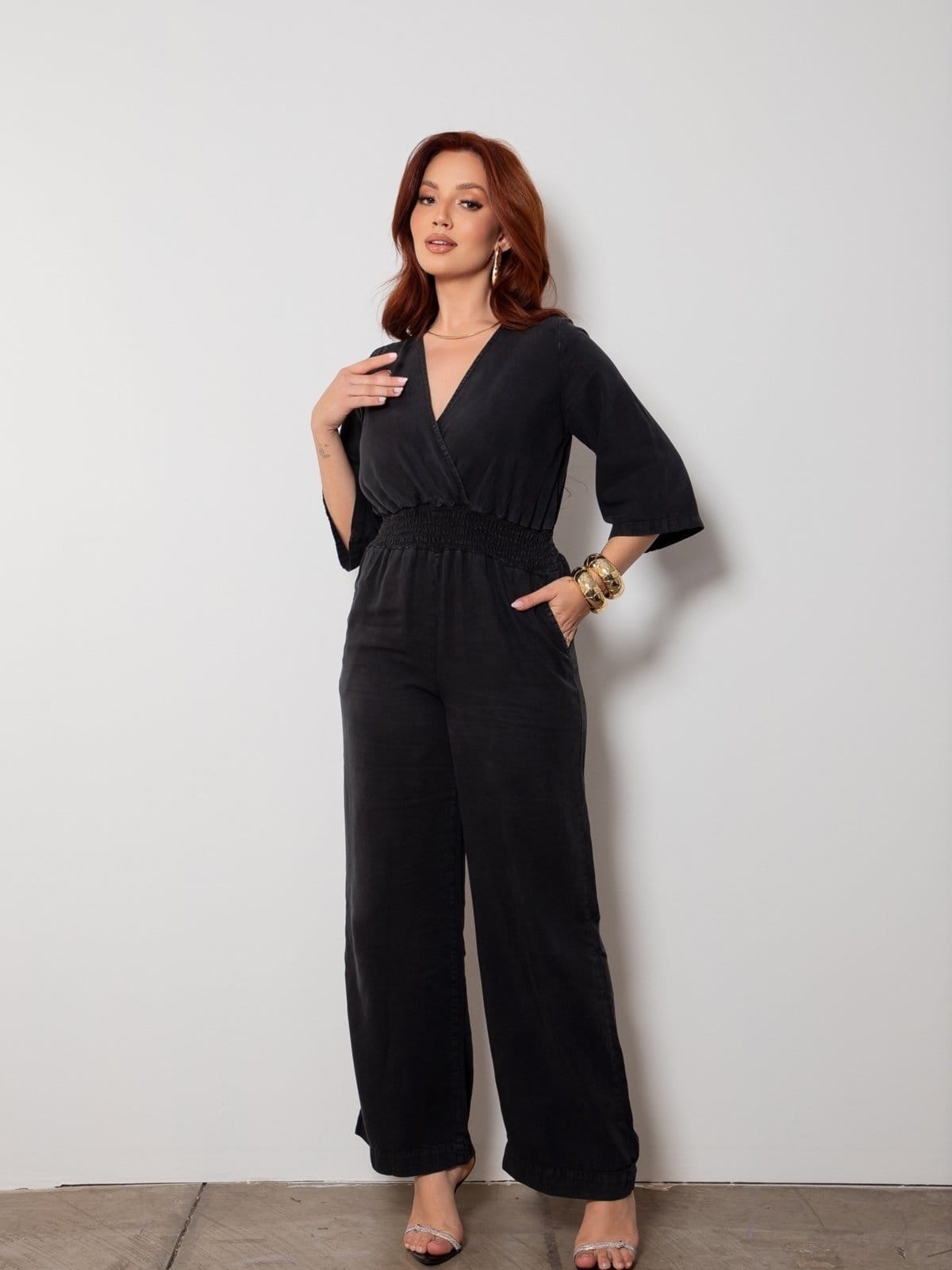 Macacão Alfaiataria Longo Novah Store Liocel