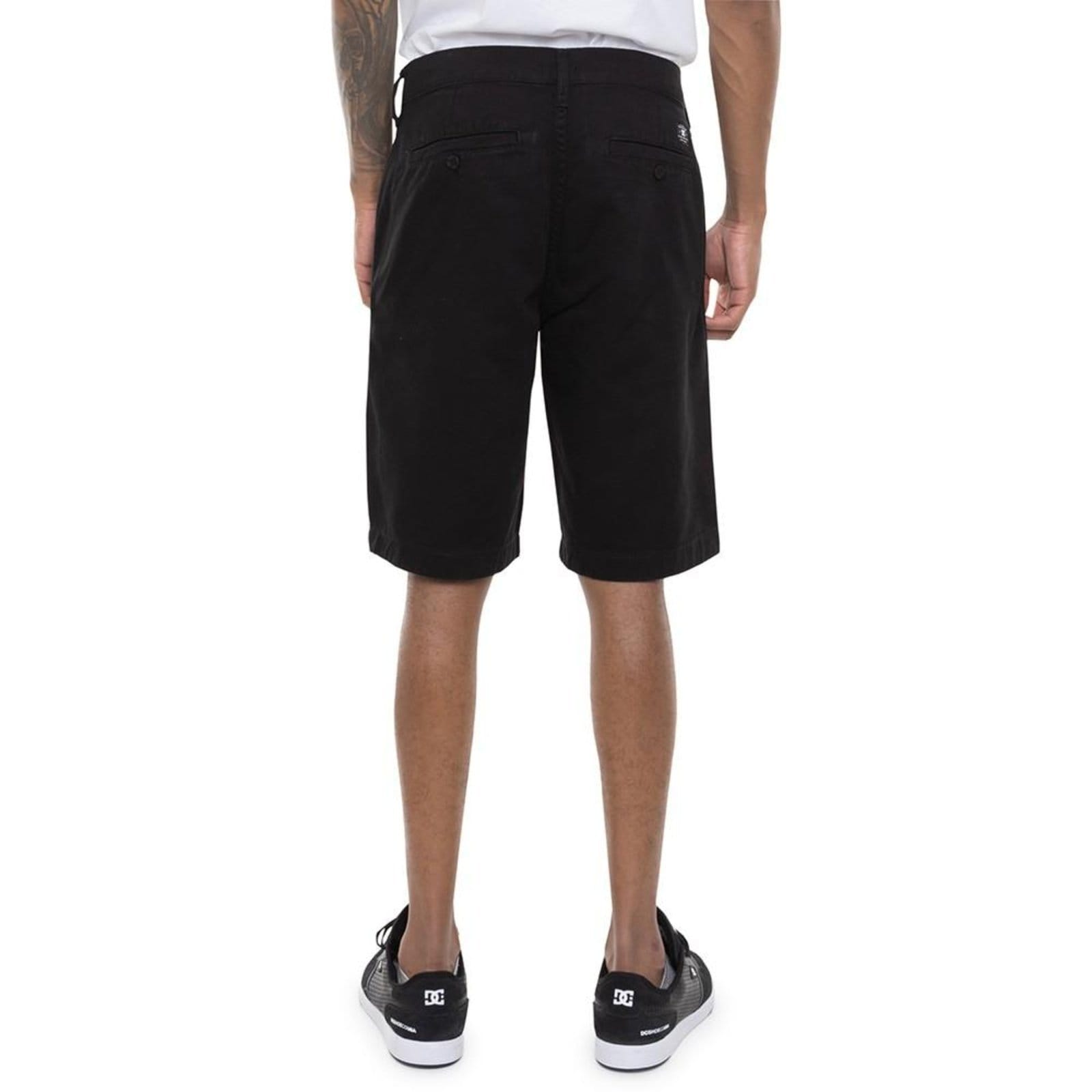 Vista 2 Bermuda DC Shoes Worker Chino SM23 Masculina DC Shoes preto