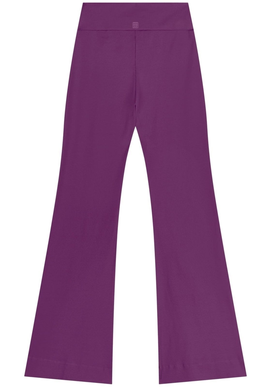 Vista 2 Calça Reta Com Cintura Alta E Proteção Solar Move Lez a Lez roxo