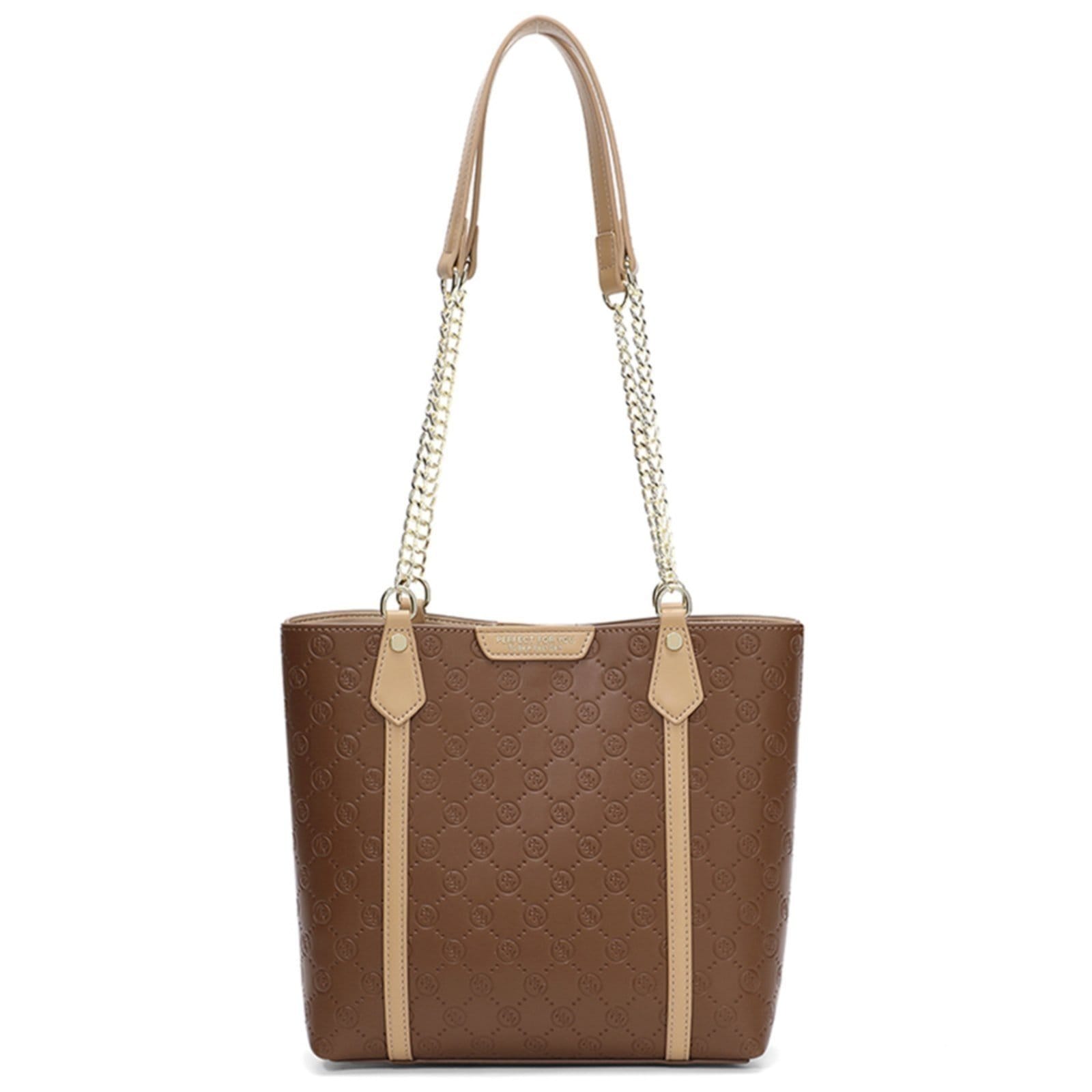 Bolsa Feminina Trabalho Ombro Espaçosa Reforçada Alça Corrente