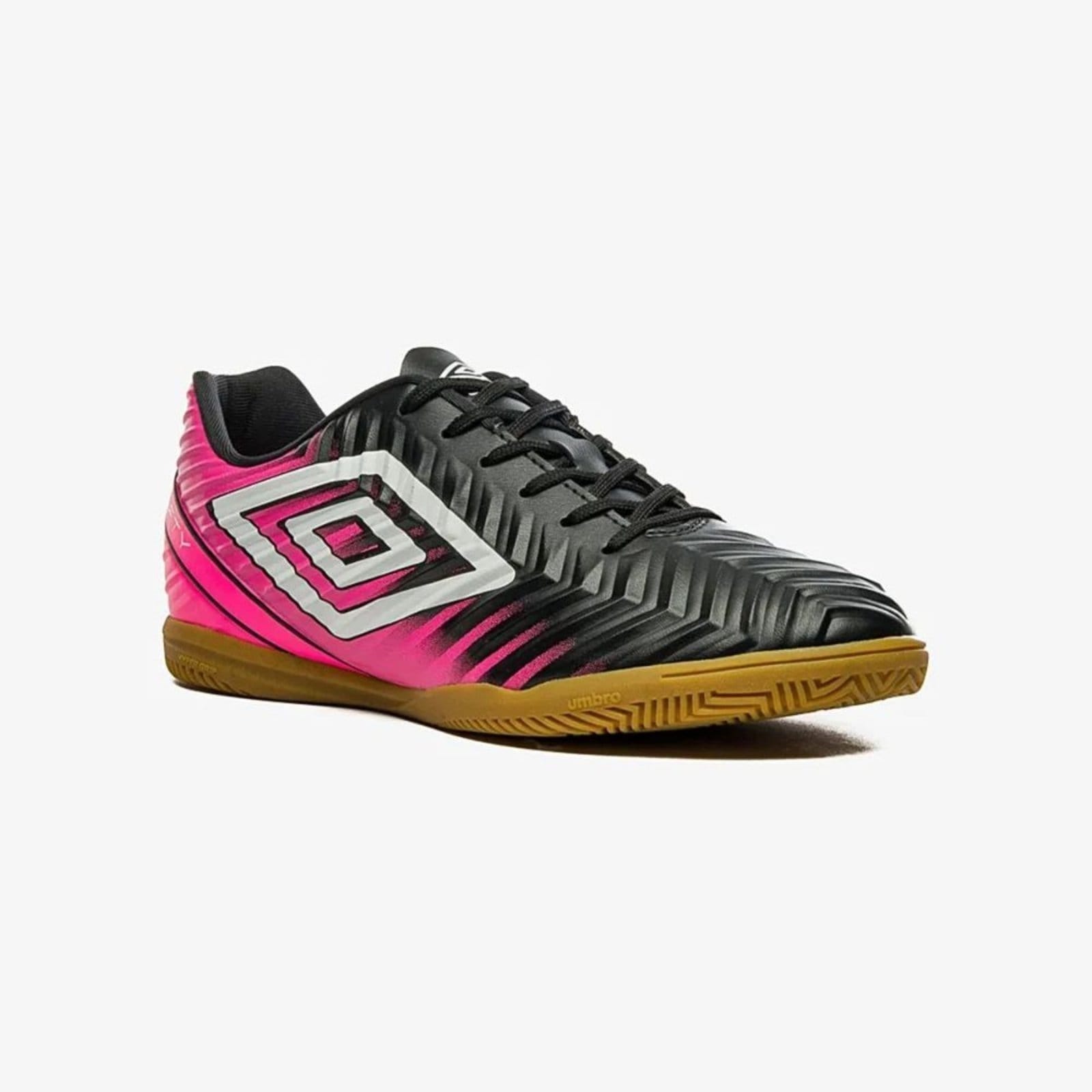 Vista 2 Chuteira Indoor Masc Umbro Fifty Preta E Pink Umbro preto pink