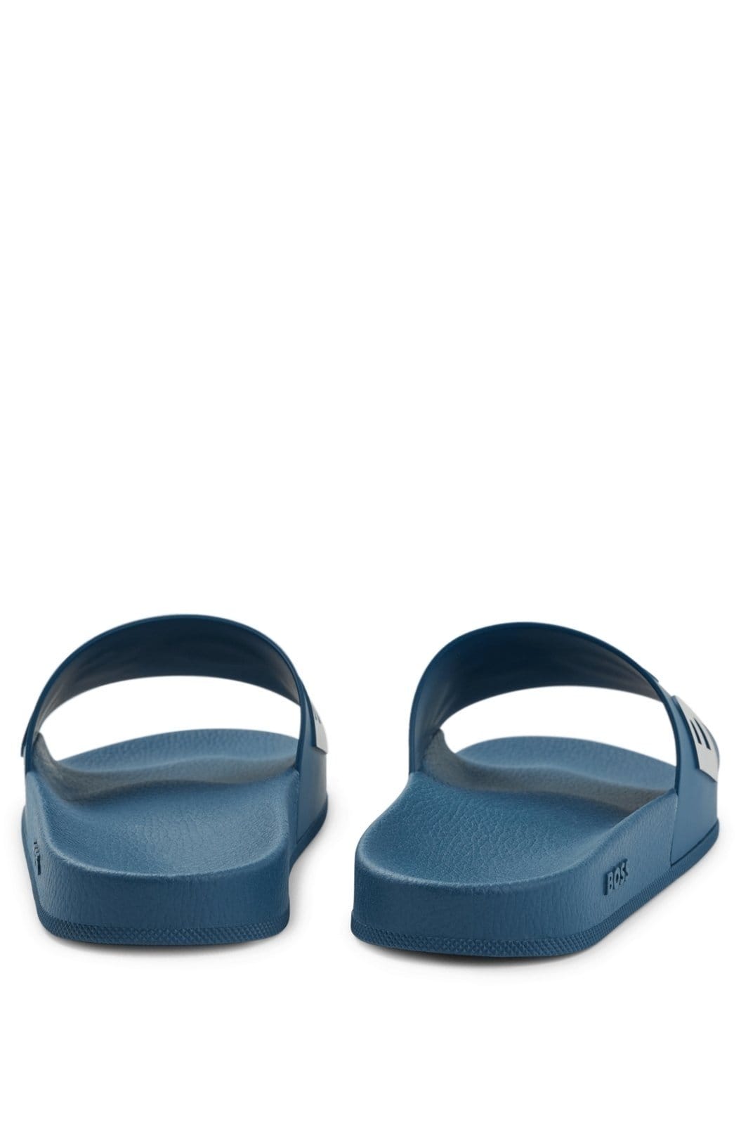 Vista 2 Slides De Fabricação Italiana Com Alça Com Logo 35 Boss azul