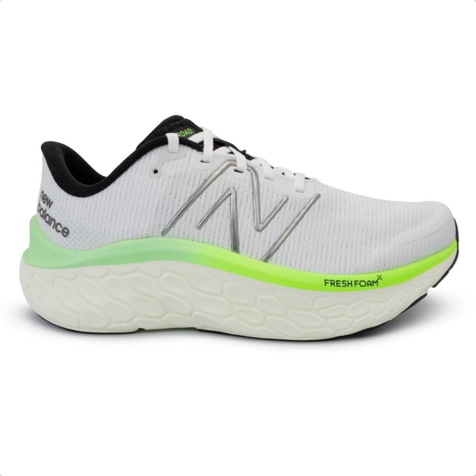 Vista principal Tênis New Balance Masculino Fresh Foam X Kaiha Road Corrida New Balance branco