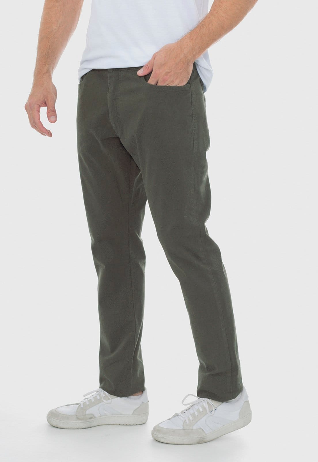 Calça Sarja Masculina Casual Basica Slim 7797