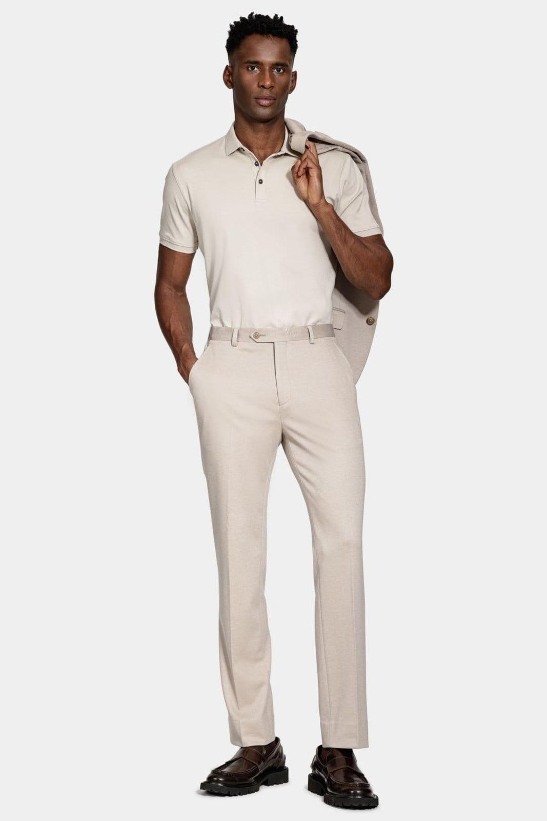 Vista 2 Polo Tshirt Liquid Cotton Palha 116 Aramis amarelo