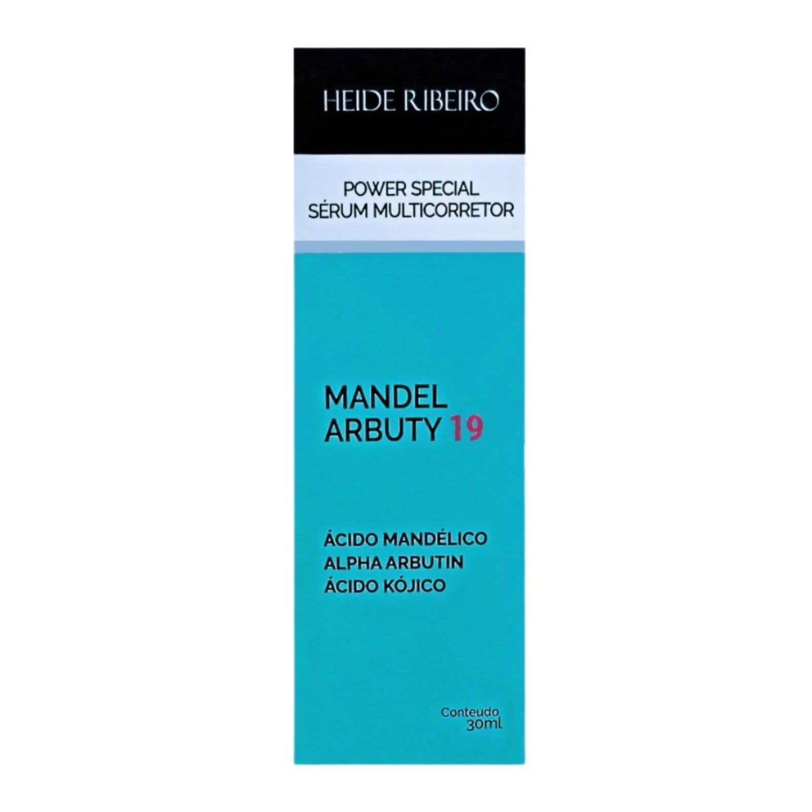 Vista 2 Sérum Mandel Arbuty 19 Heide Ribeiro Multicorretor Tamanho: Heide Ribeiro incolor