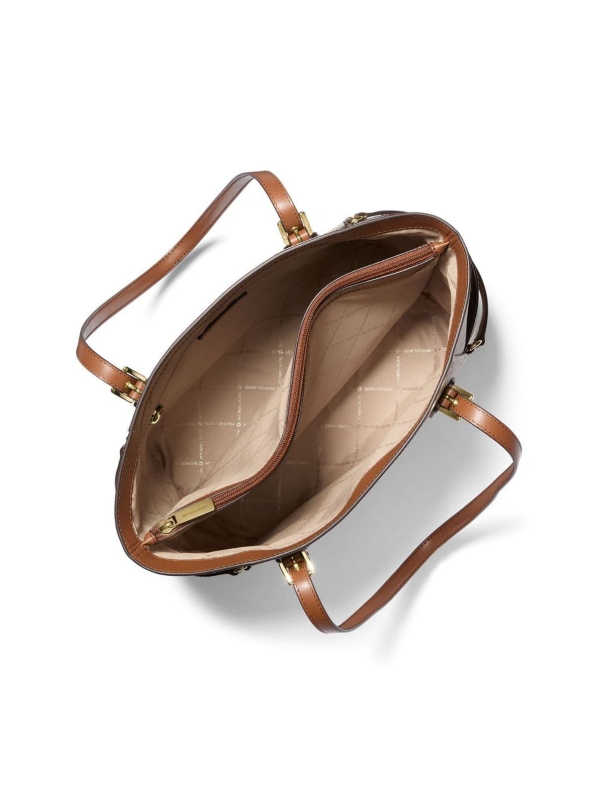 Vista 2 Bolsa Tote Voyager Logo Grande 35T5GV6T9B150 Michael Kors off-white