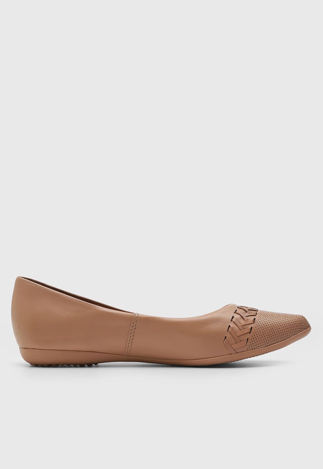 Vista 2 Sapatilha Feminina Bottero Bico Fino Bottero nude