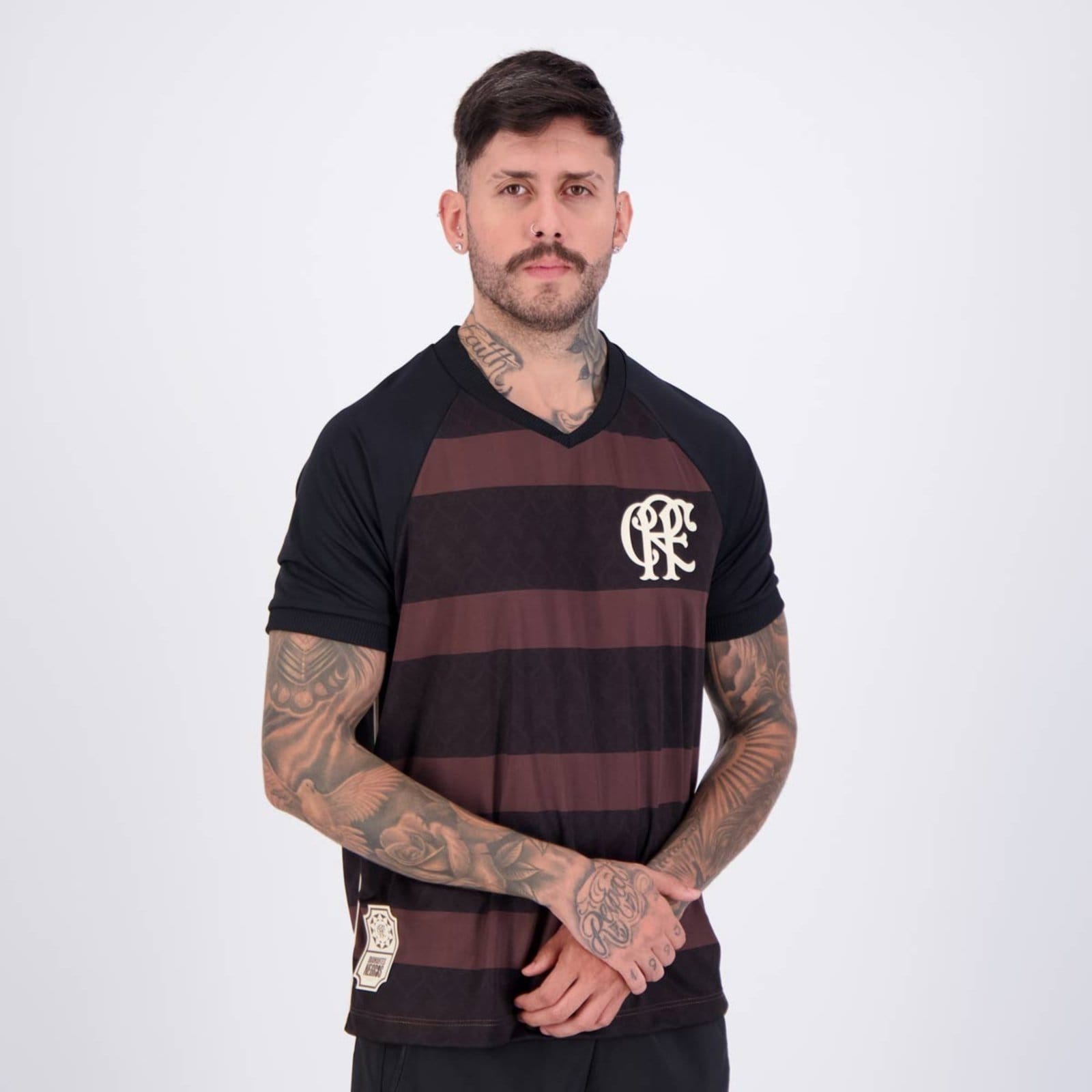 Camisa Flamengo Consciência Negra Diamante Preta e - 2