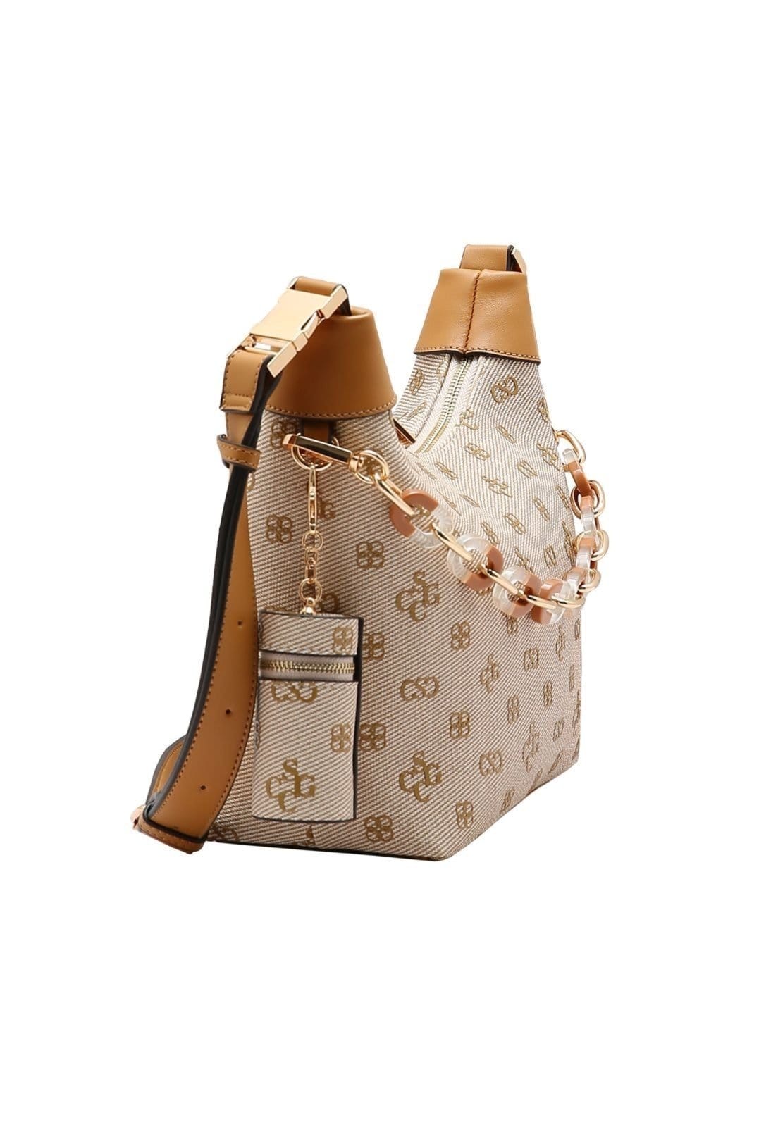 Vista 2 Bolsa Feminina Chenson Monograma Atemporal 3485418 Chenson preto