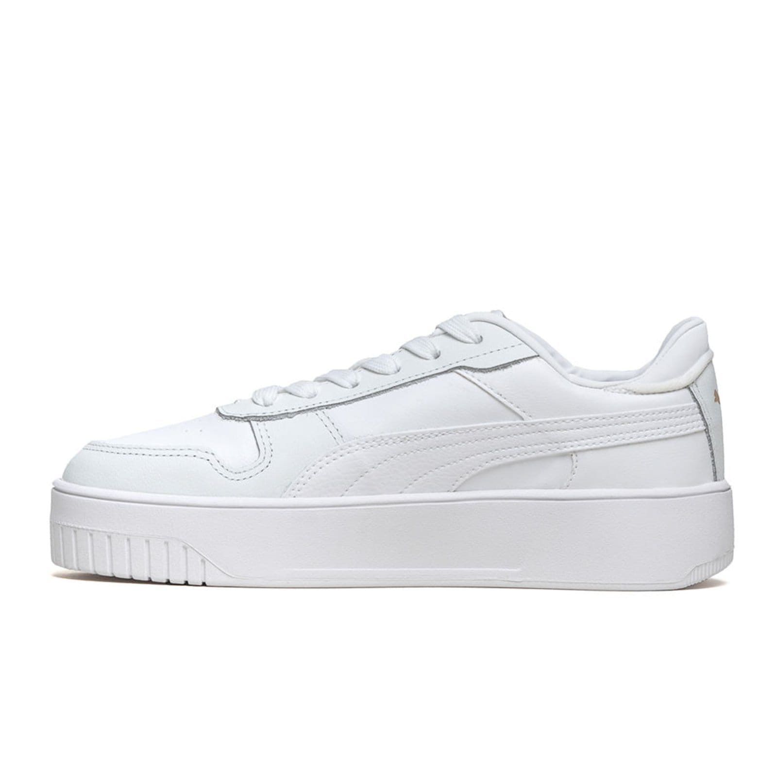 Vista 2 Tênis Puma Carina Street BDP Dourado P39429601.38 Puma branco