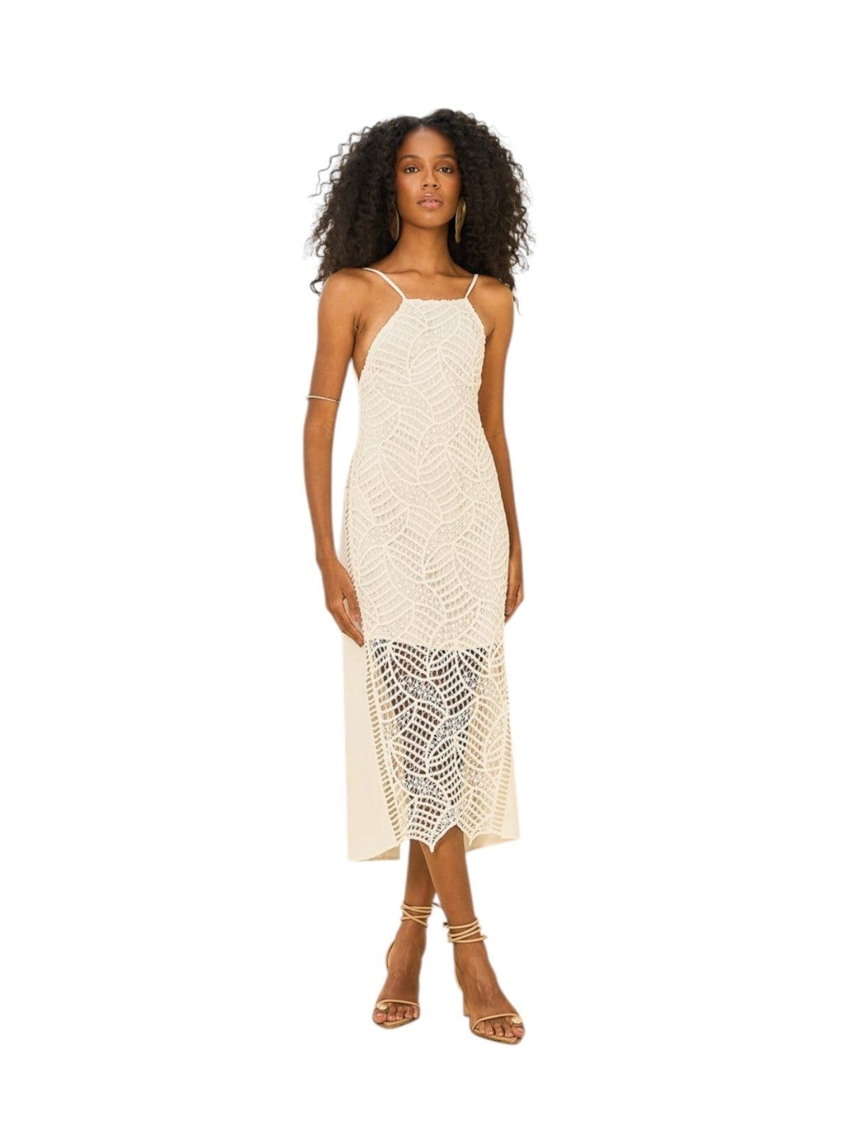 Vestido Open Offwite Shell