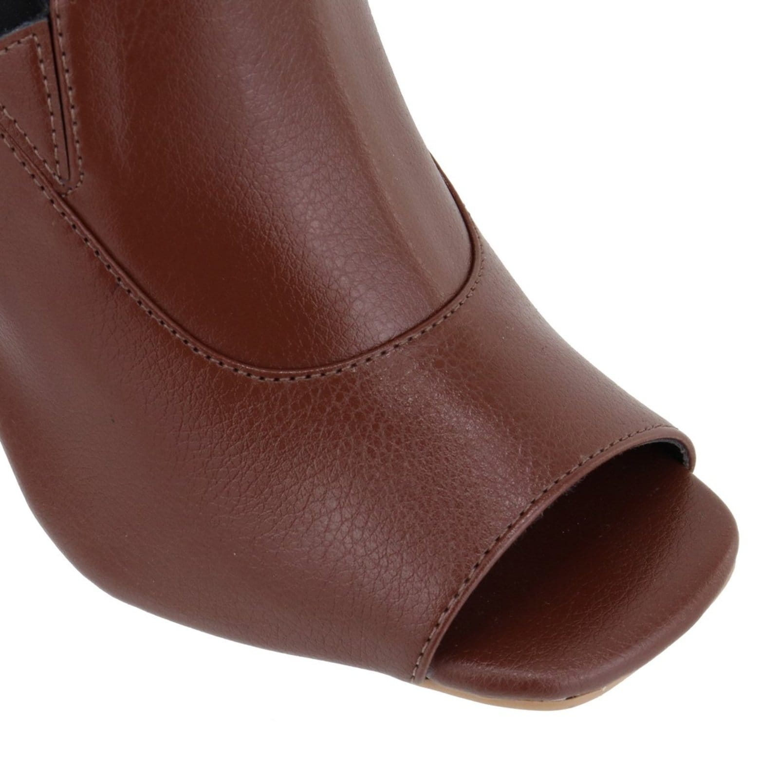 Vista 2 Sandália Sandal Boot Feminina Floter Cacau1840 Flor da Pele marrom