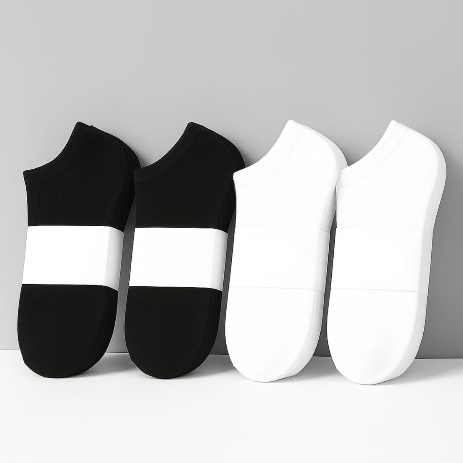 Kit 12 Pares Meias Vih Triny Soquete Branca e Preta Feminina - 2