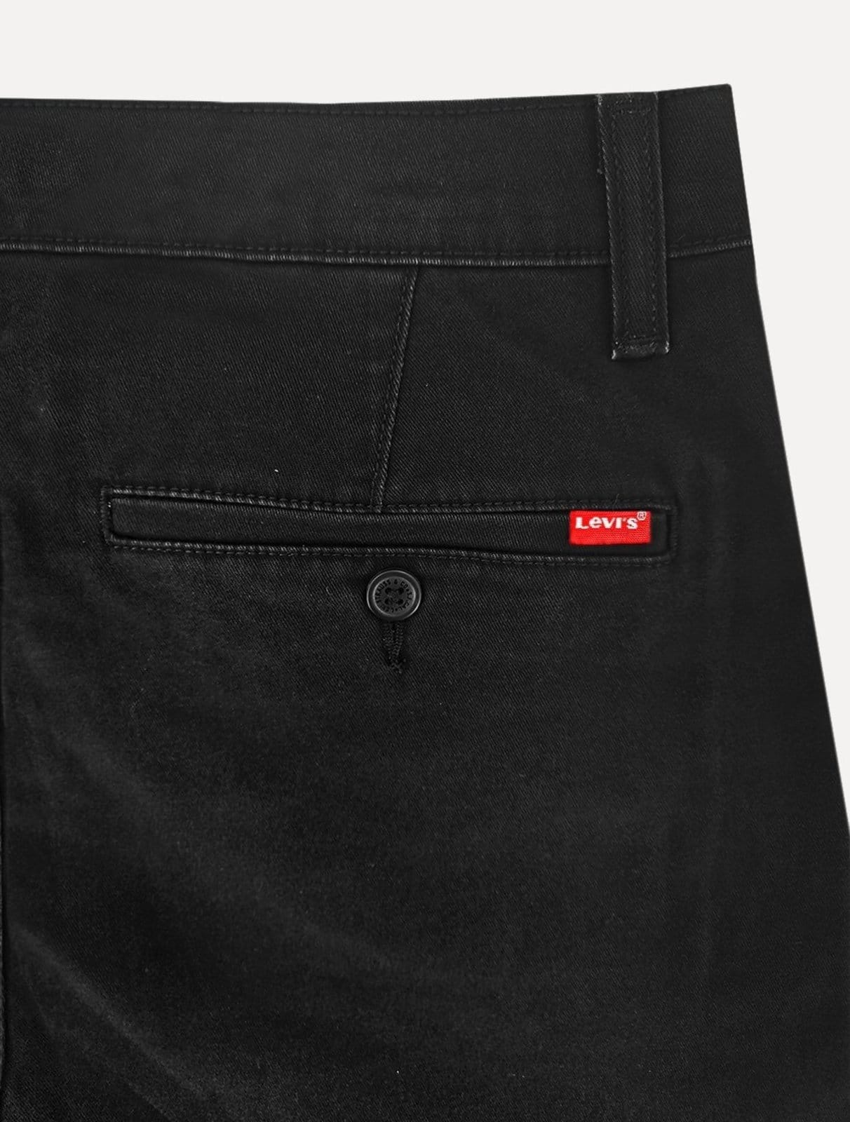 Vista 2 Calça Levis Masculina de Sarja Slim Taper XX Chino Mineral Preta Levis preto