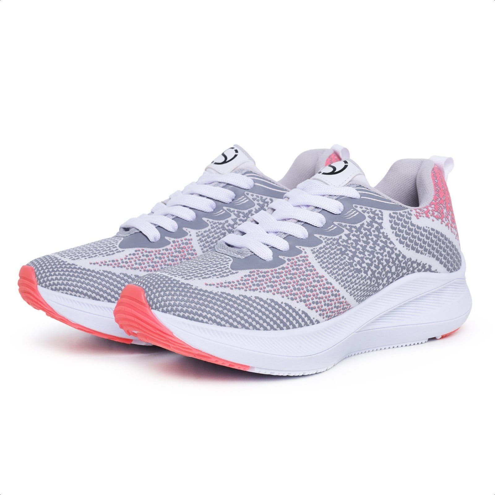 Tênis Meia Feminino Esportivo Fácil Caminhada Academia Pink