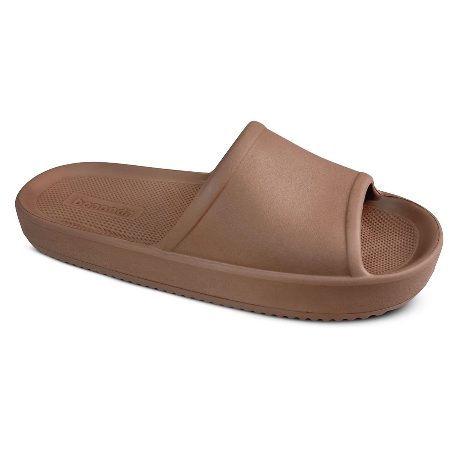 Vista 2 Chinelo Masculino Boaonda Slide Ultra Marrom Boaonda bege