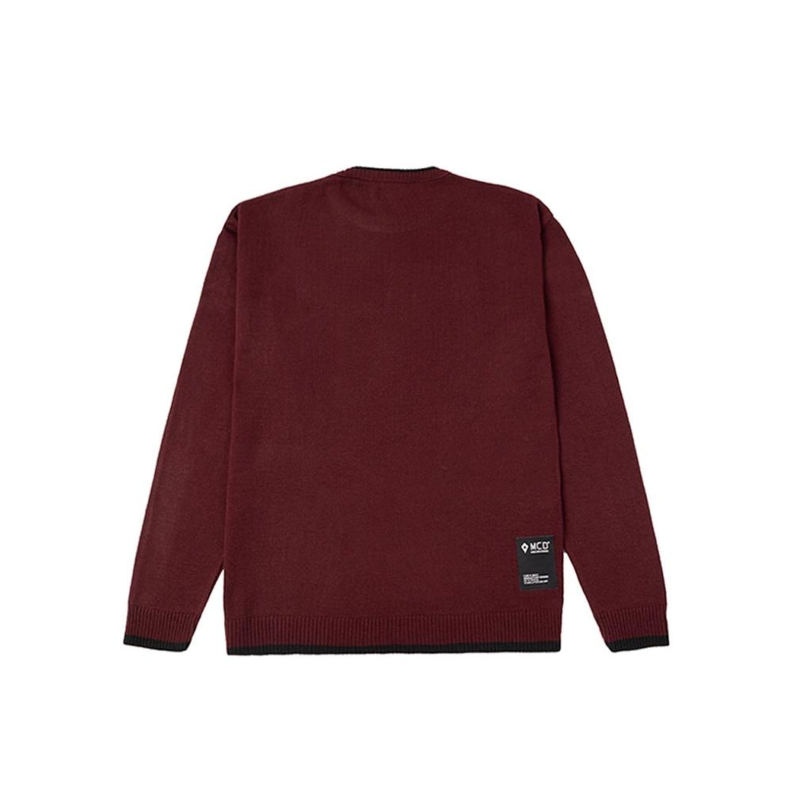 Vista 2 Suéter MCD MCD WT24 Masculino Vinho Dragon MCD vermelho