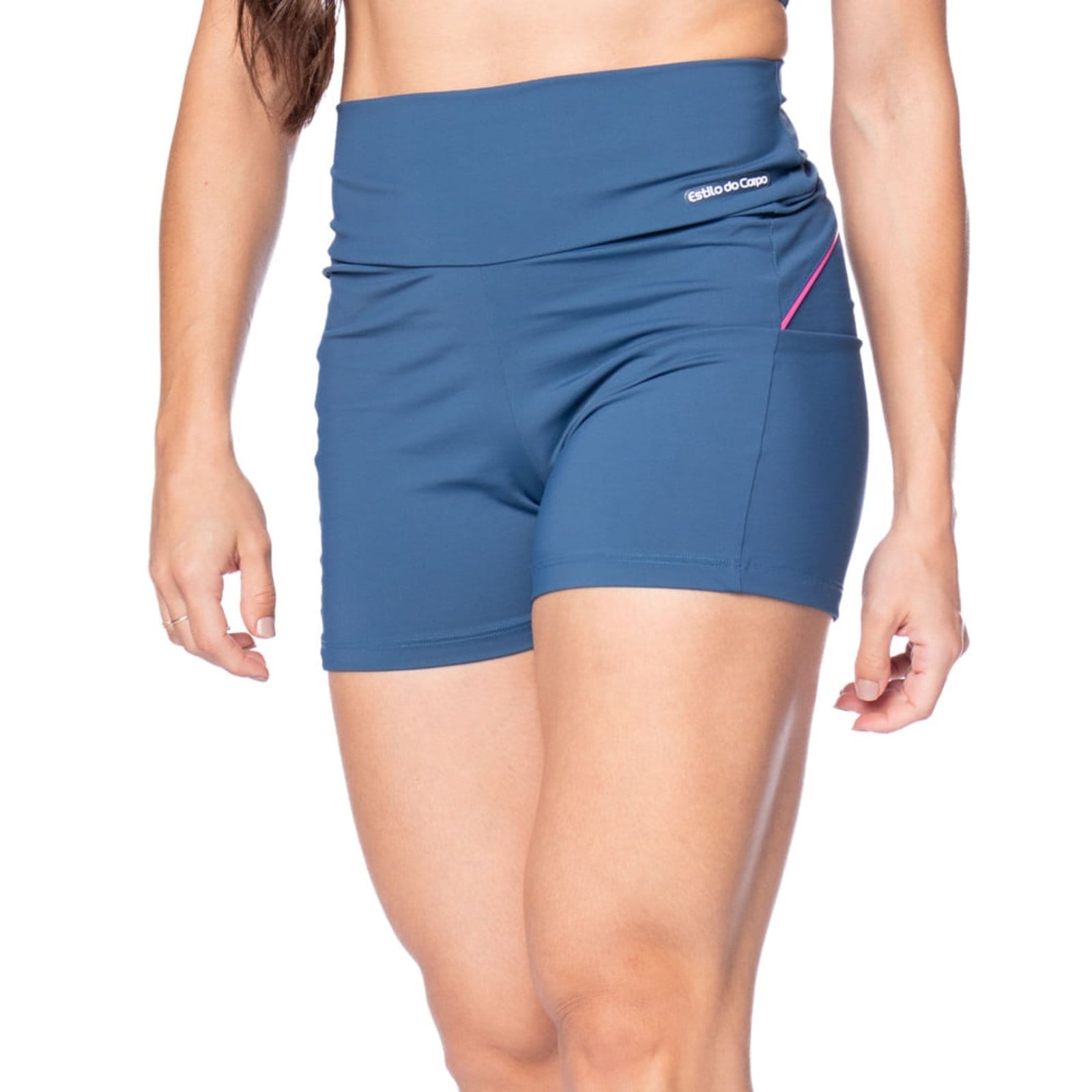 Short Feminino Estilo do Corpo Powerfit Rosa