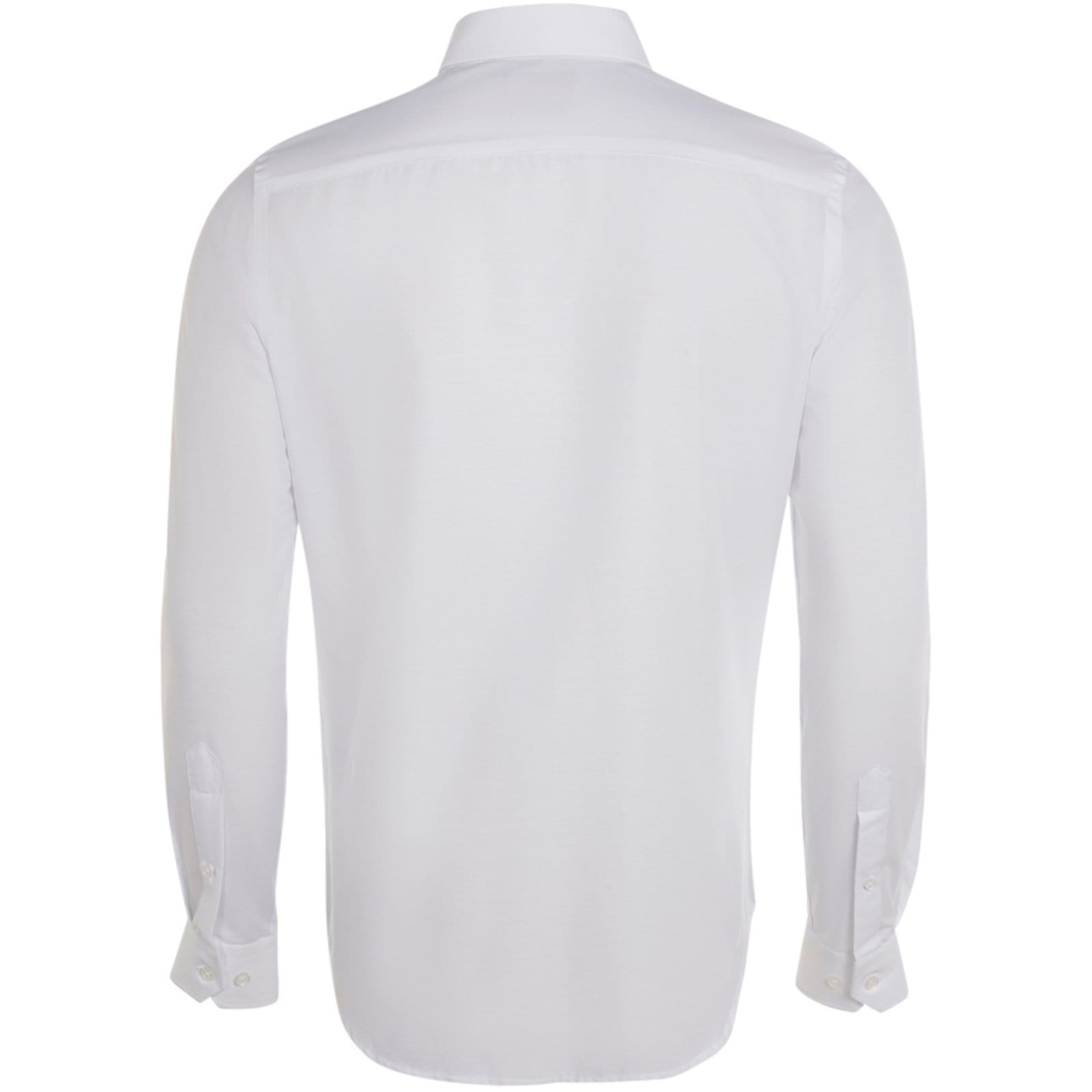 Vista 2 Camisa Slim Individual Stretch In24 Masculino Individual branco