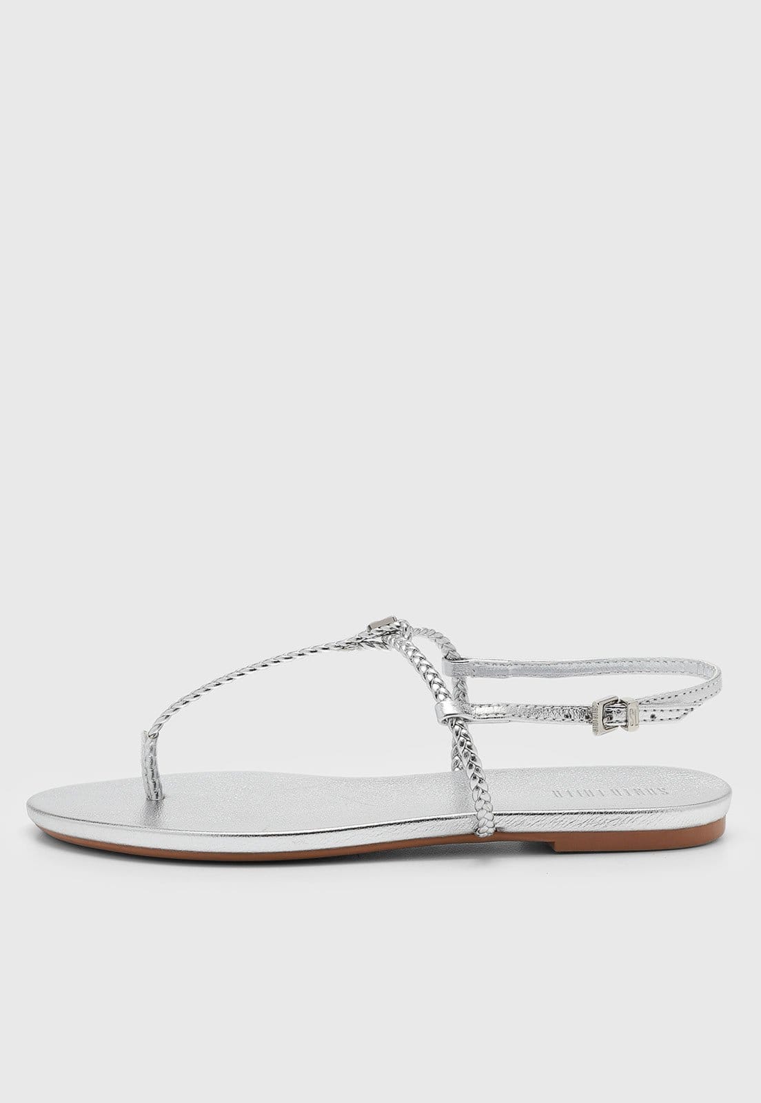 Rasteira Fechada Feminina Santa Lolla Metalizada