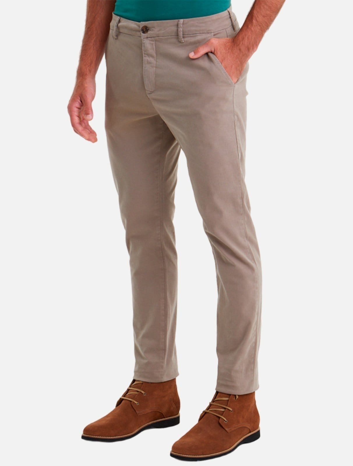 Calça Original Penguin Chino Sarja BPBF0020 Kaki Escura